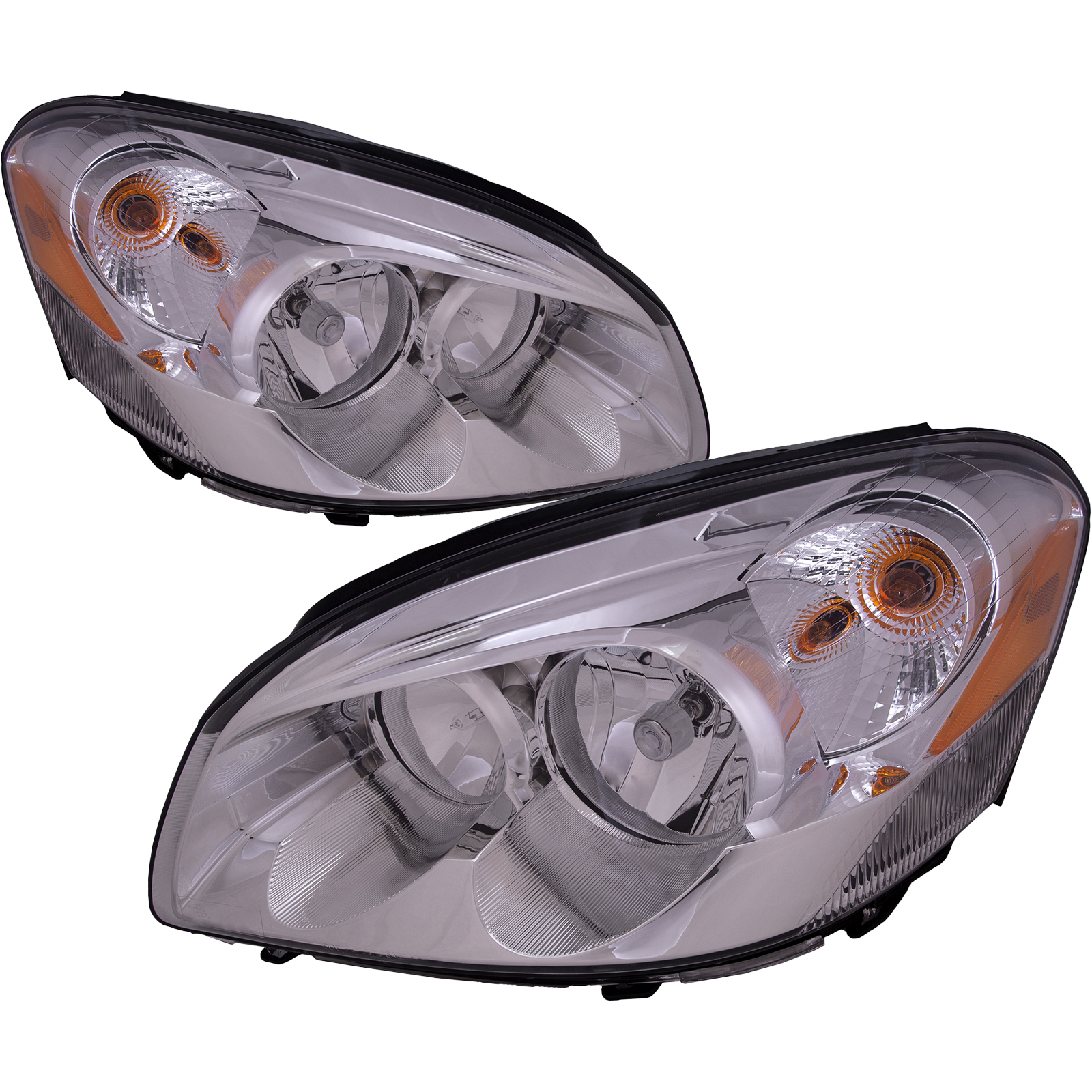 Headlight Set For 06-11 Buick Lucerne; CAPA Certified