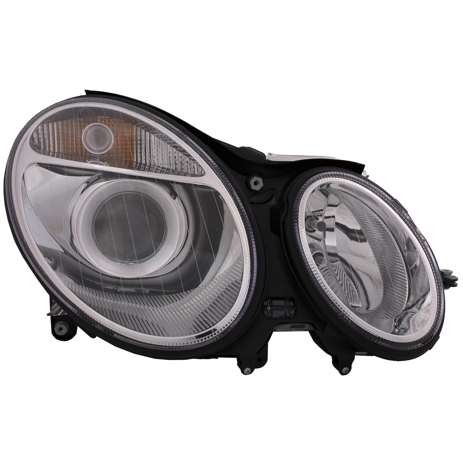 Right Passenger Side Headlight For 03-06 Mercedes-Benz E320, 03-06 Mercedes-Benz E500; CAPA Certified