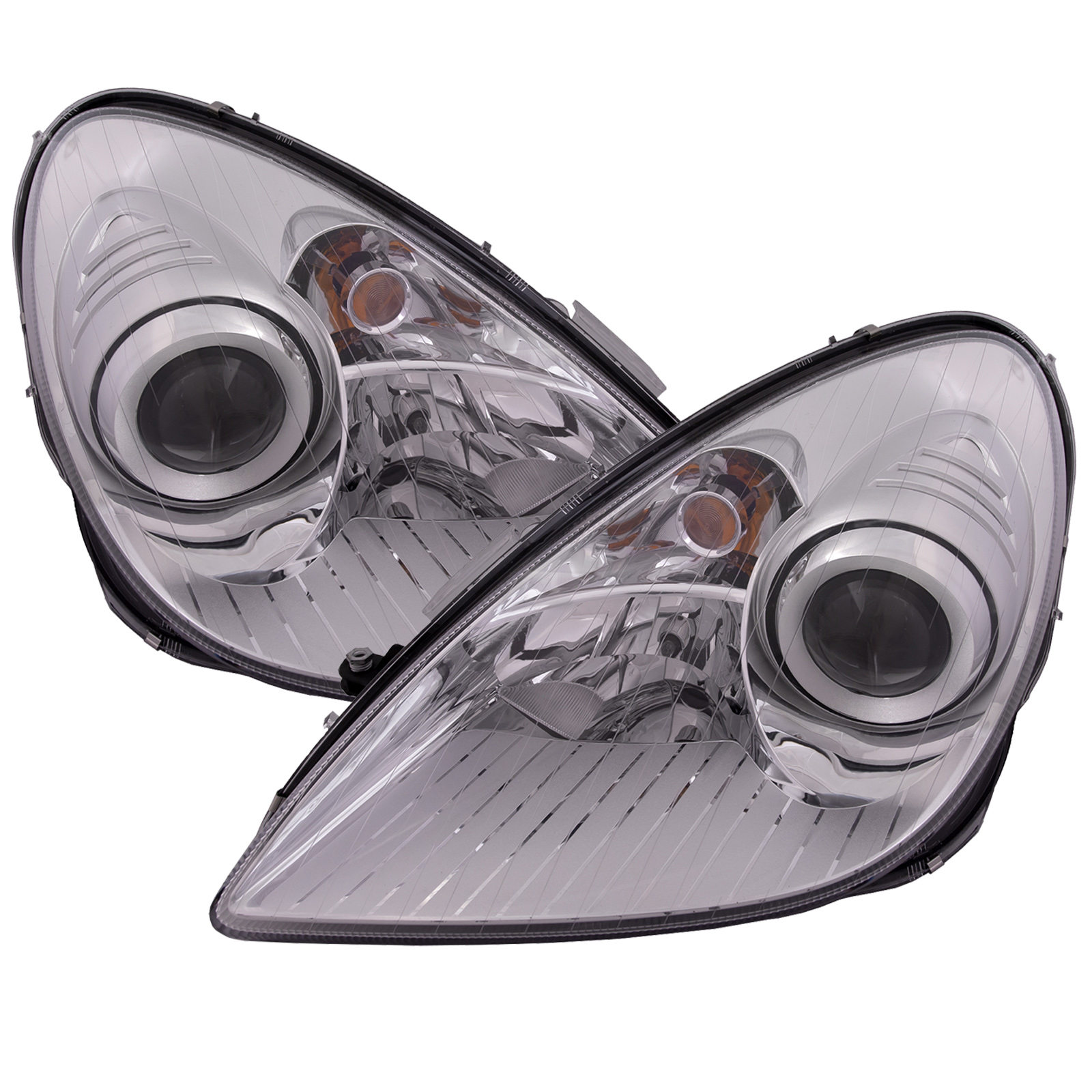 Headlight Set For 06-11 Mercedes-Benz SLK280, 09-11 Mercedes-Benz SLK300, 05-12 Mercedes-Benz SLK350, 05-11 Mercedes-Benz SLK55 AMG