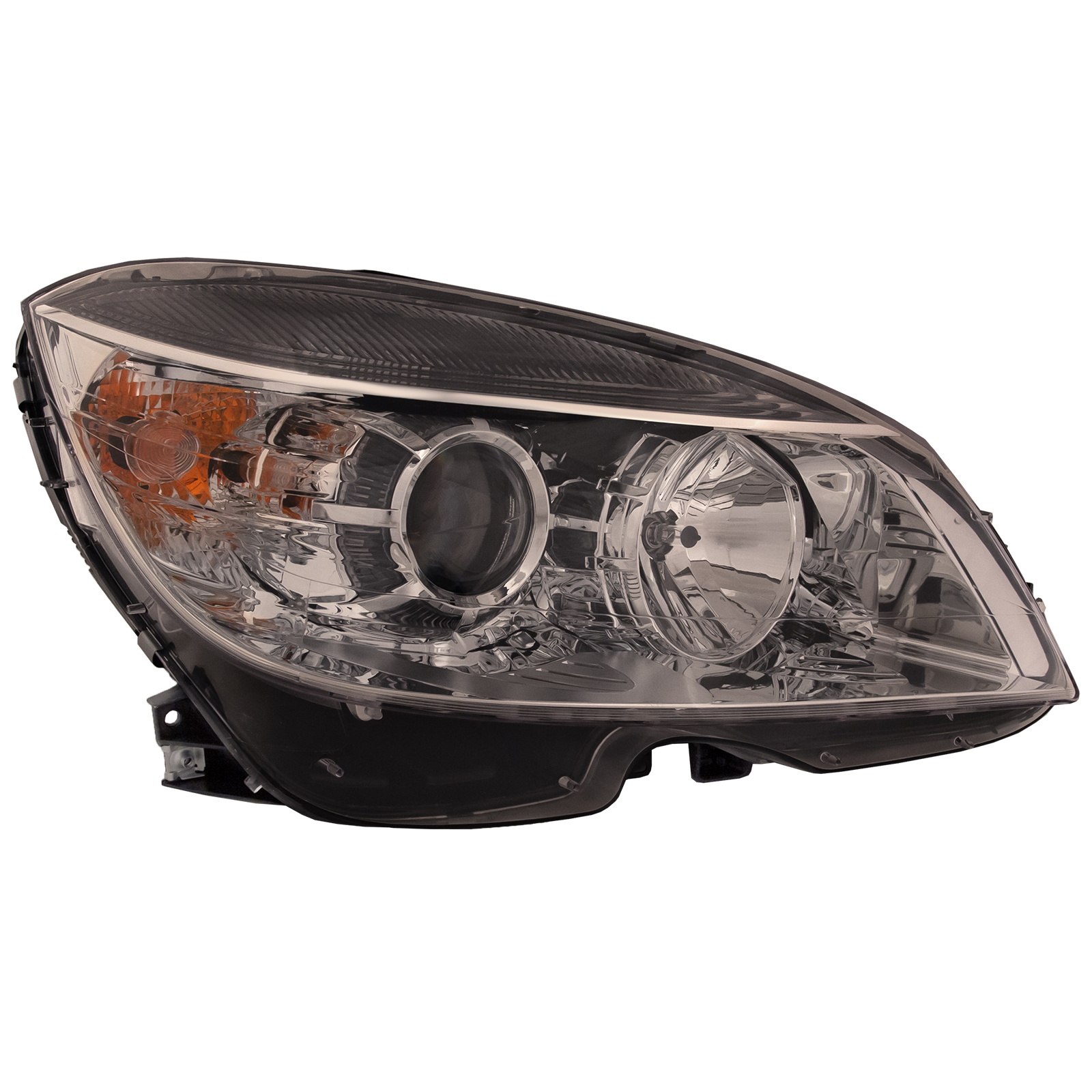 Right Passenger Side Headlight For 2008-2011 Mercedes-Benz; CAPA Certified