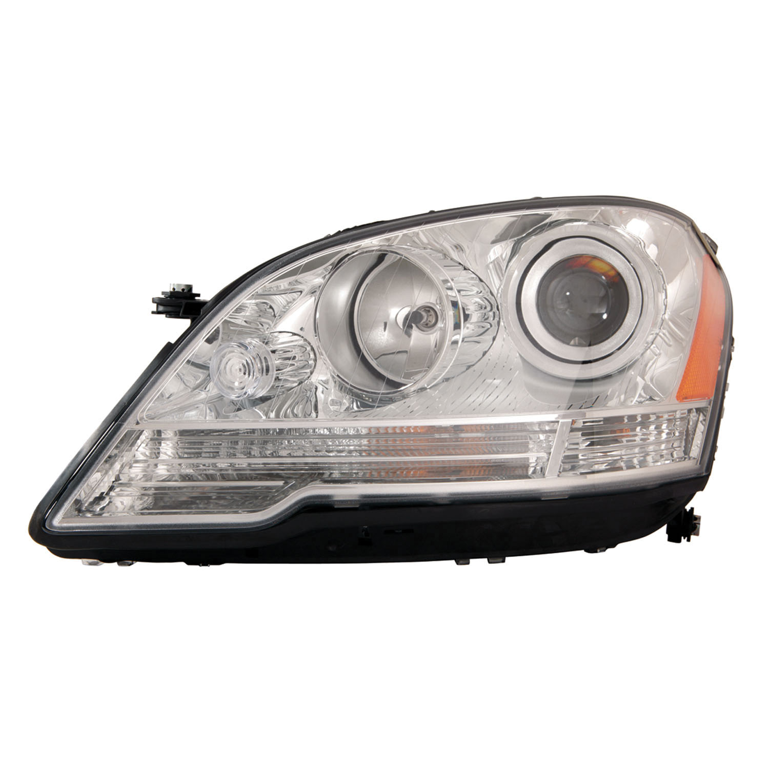 Left Driver Side Headlight For 08-09 Mercedes-Benz ML320, 10-11 Mercedes-Benz ML350; CAPA Certified