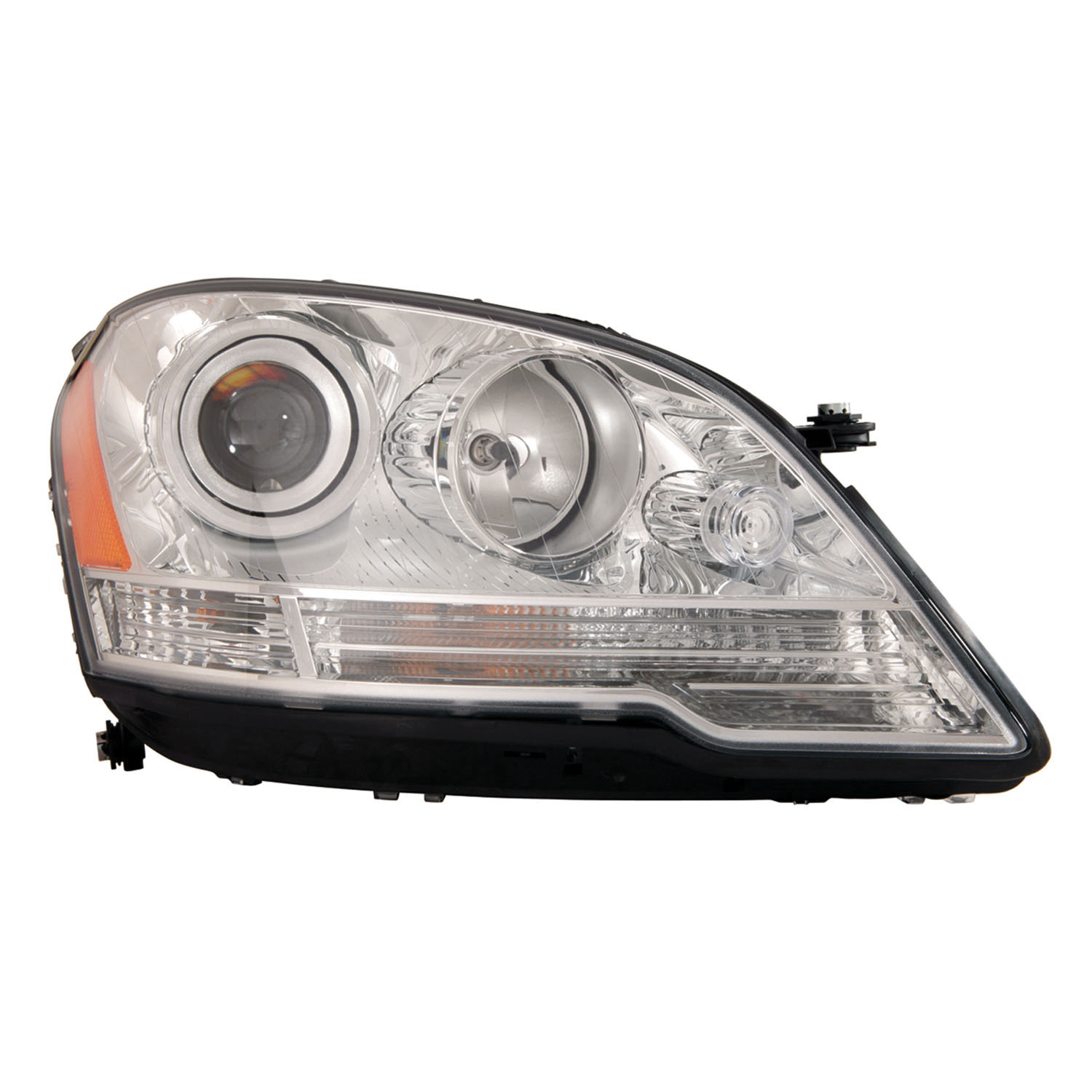 Right Passenger Side Headlight For 08-09 Mercedes-Benz ML320, 10-11 Mercedes-Benz ML350; CAPA Certified