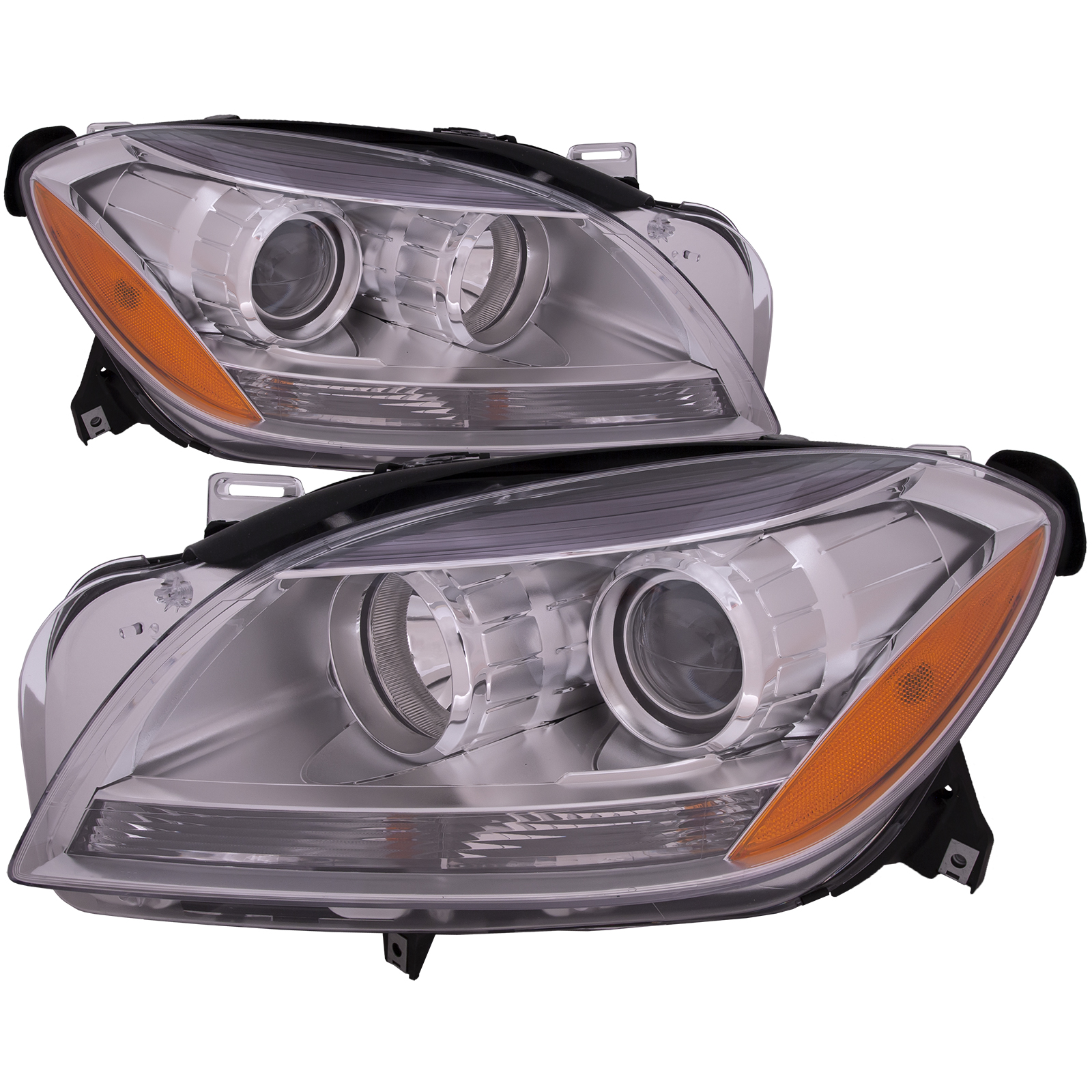 Headlight Set For 2012-2015 Mercedes-Benz; CAPA Certified