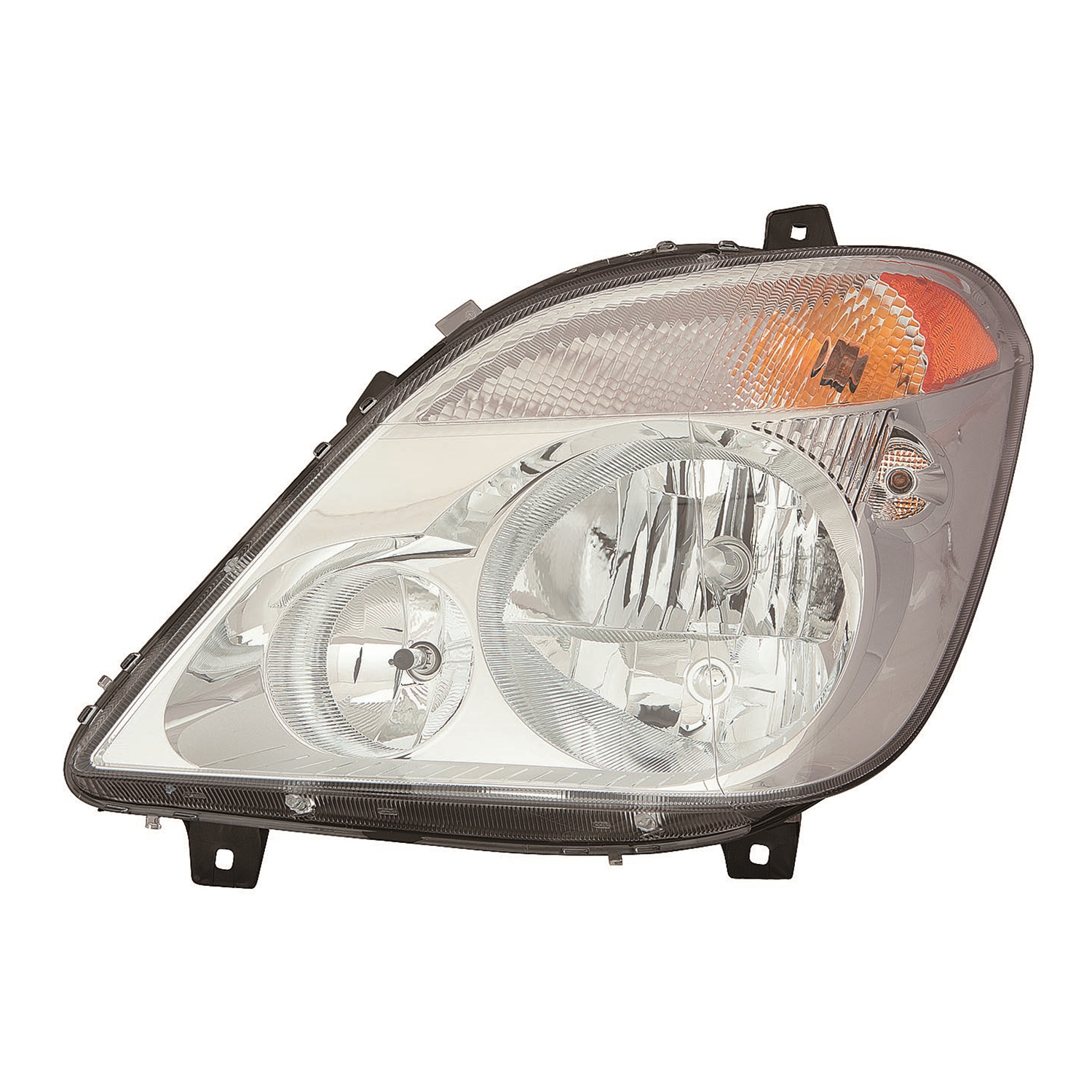 Left Driver Side Headlight For 07-09 Dodge Sprinter 2500, 07-09 Dodge Sprinter 3500, 10-13 Mercedes-Benz Sprinter 2500, 10-13 Mercedes-Benz Sprinter 3500; CAPA Certified