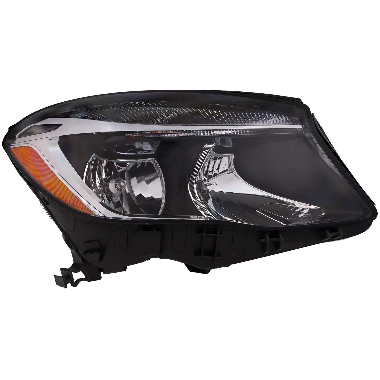 Right Passenger Side Headlight For 15-20 Mercedes-Benz GLA250, 15-20 Mercedes-Benz GLA45 AMG; CAPA Certified