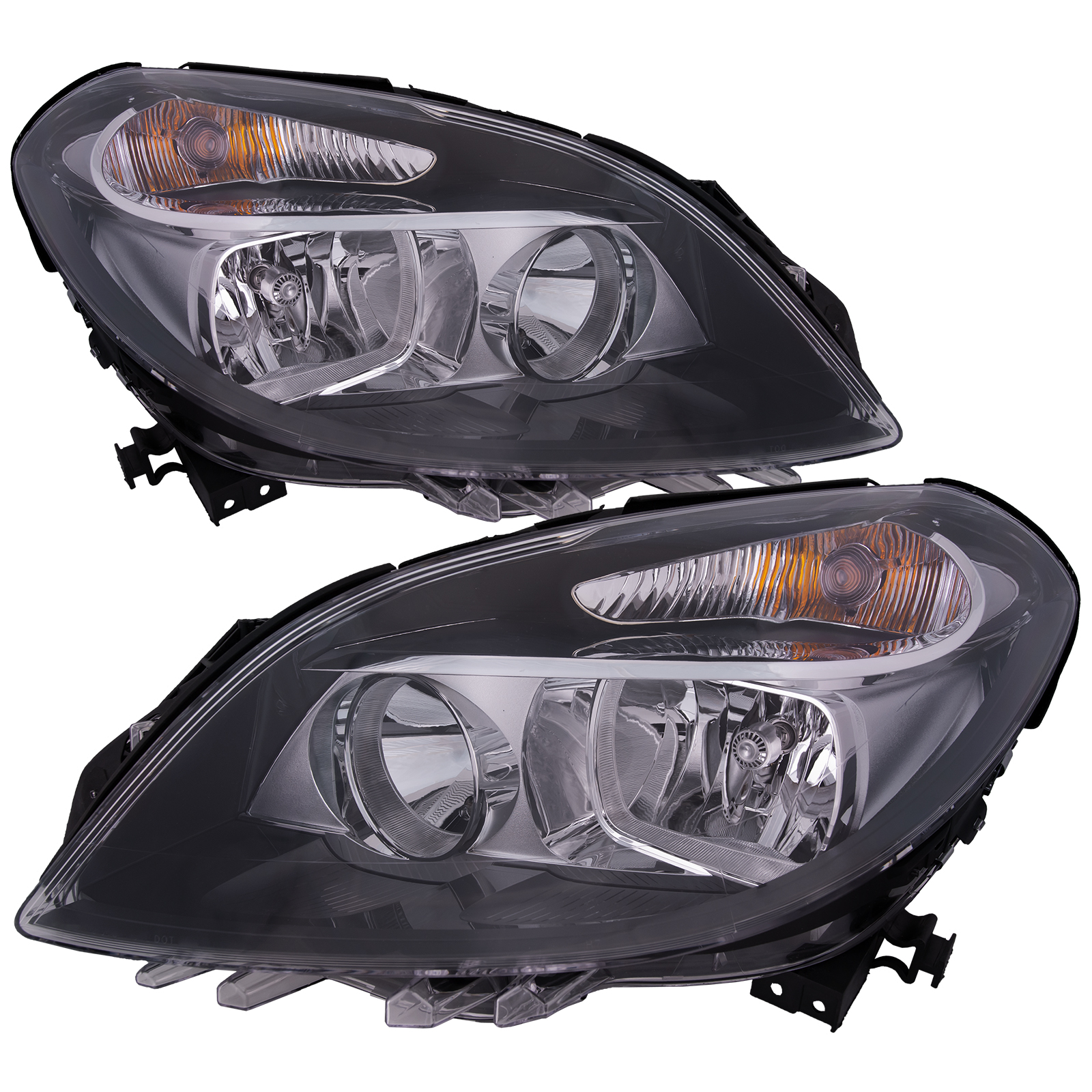 Headlight Set For 15 Mercedes-Benz B Electric Drive, 15-17 Mercedes-Benz B250, 16-17 Mercedes-Benz B250e; CAPA Certified
