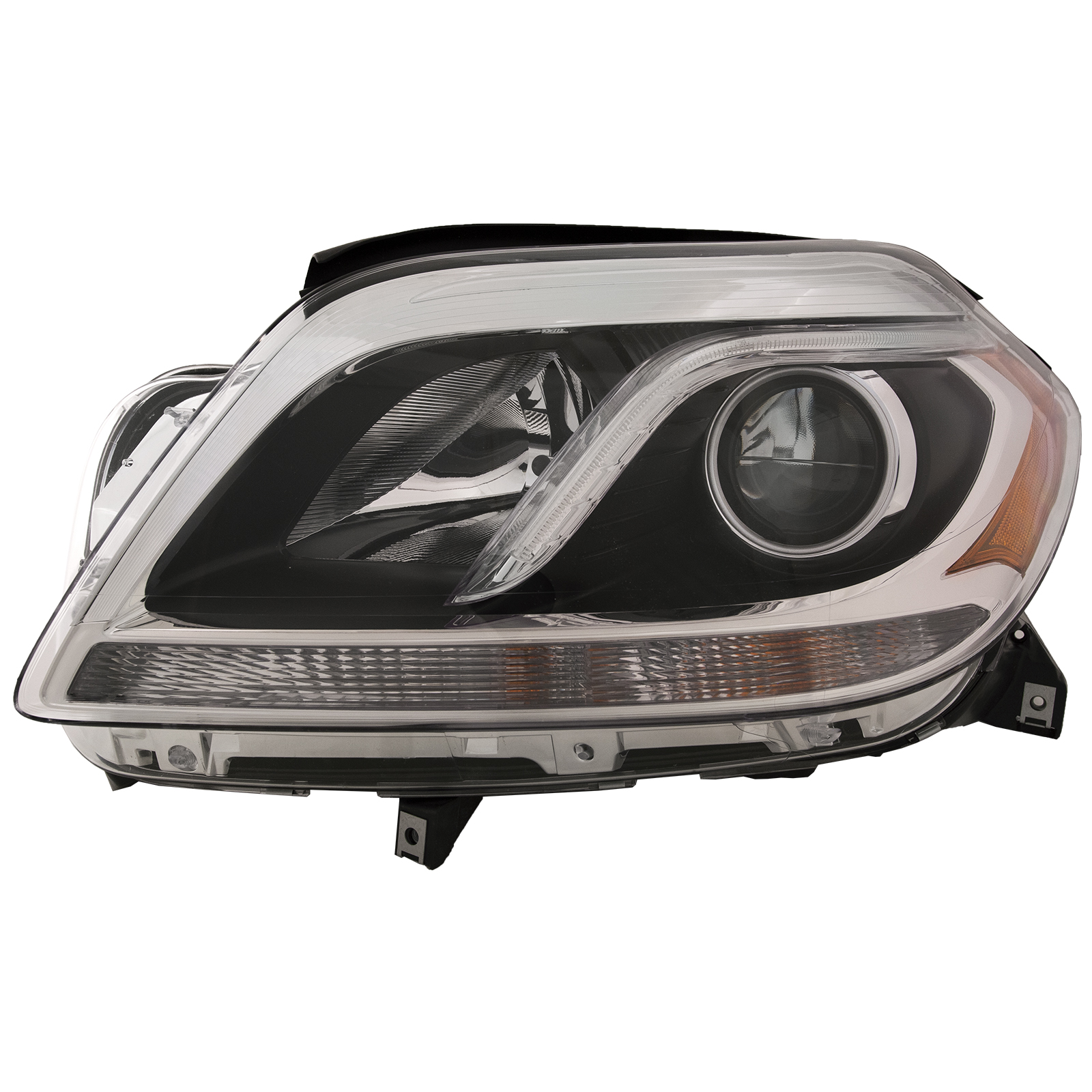 Left Driver Side Headlight For 13-16 Mercedes-Benz GL350, 13-16 Mercedes-Benz GL450, 13-16 Mercedes-Benz GL550, 13-16 Mercedes-Benz GL63 AMG; CAPA Certified