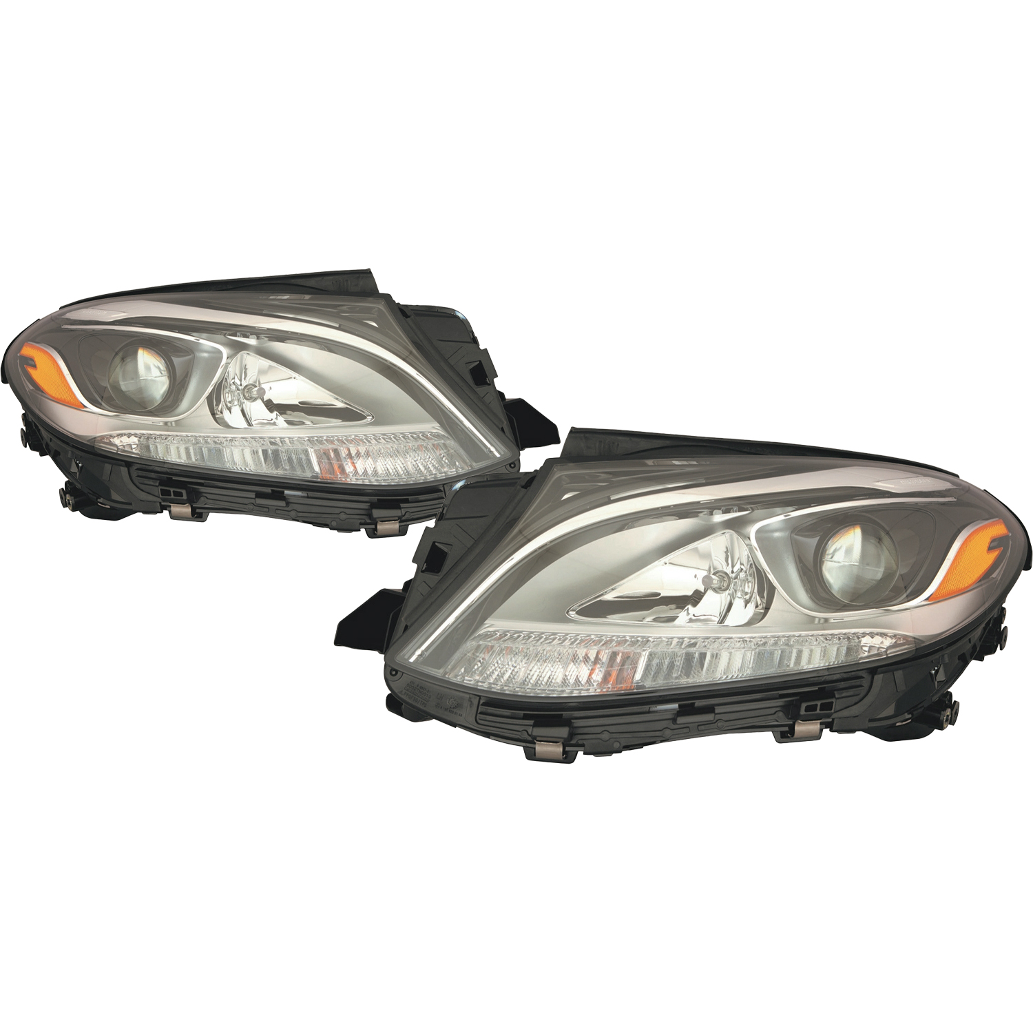 Headlight Set For 2016-2019 Mercedes-Benz; CAPA Certified