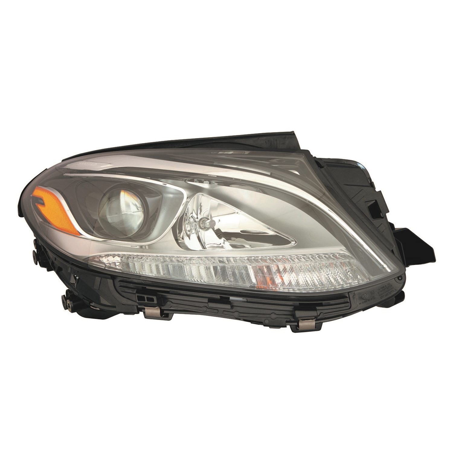 Right Passenger Side Headlight For 2016-2019 Mercedes-Benz; CAPA Certified
