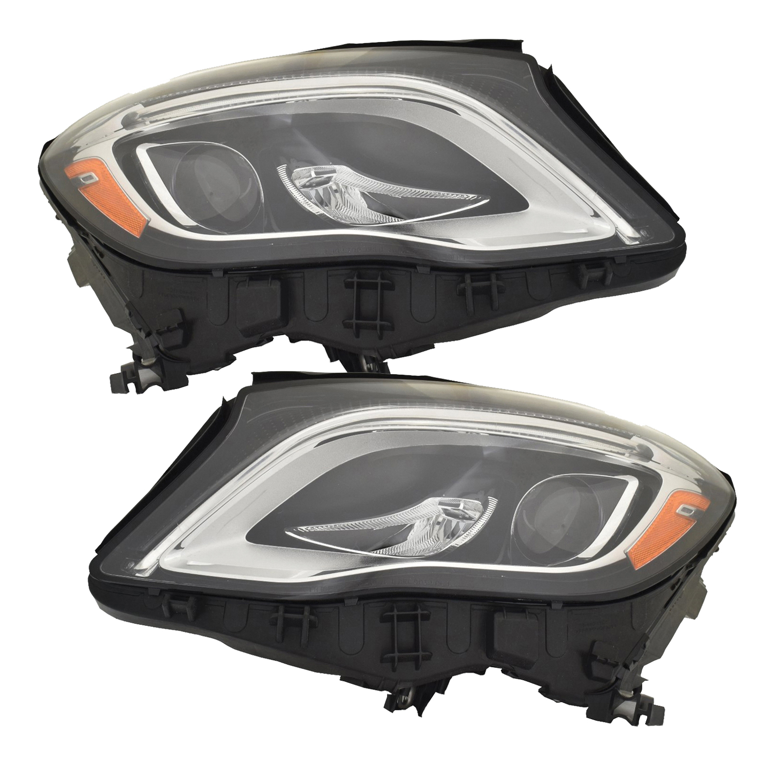 Headlight Set For 15-20 Mercedes-Benz GLA45 AMG, 15-20 Mercedes-Benz GLA45 AMG; CAPA Certified