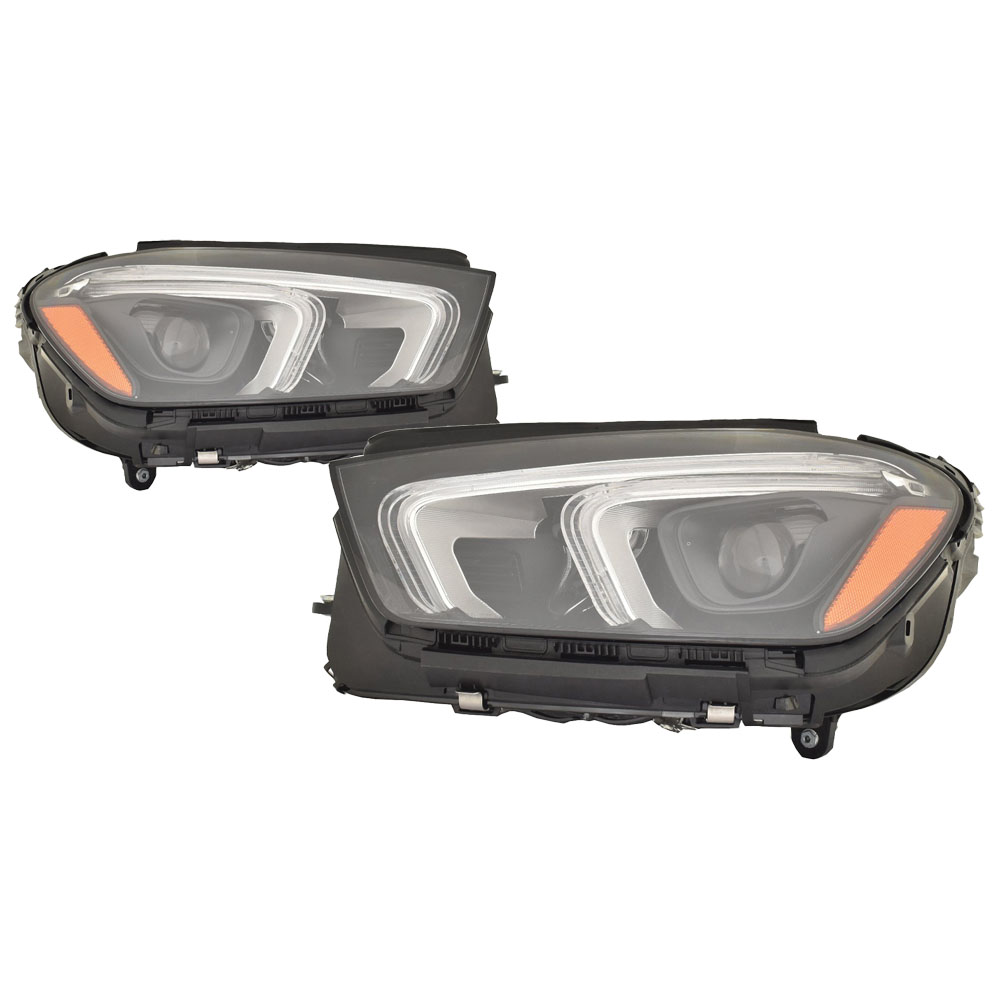 Headlight Set For 20-23 Mercedes-Benz GLE350, 20-23 Mercedes-Benz GLE450; CAPA Certified