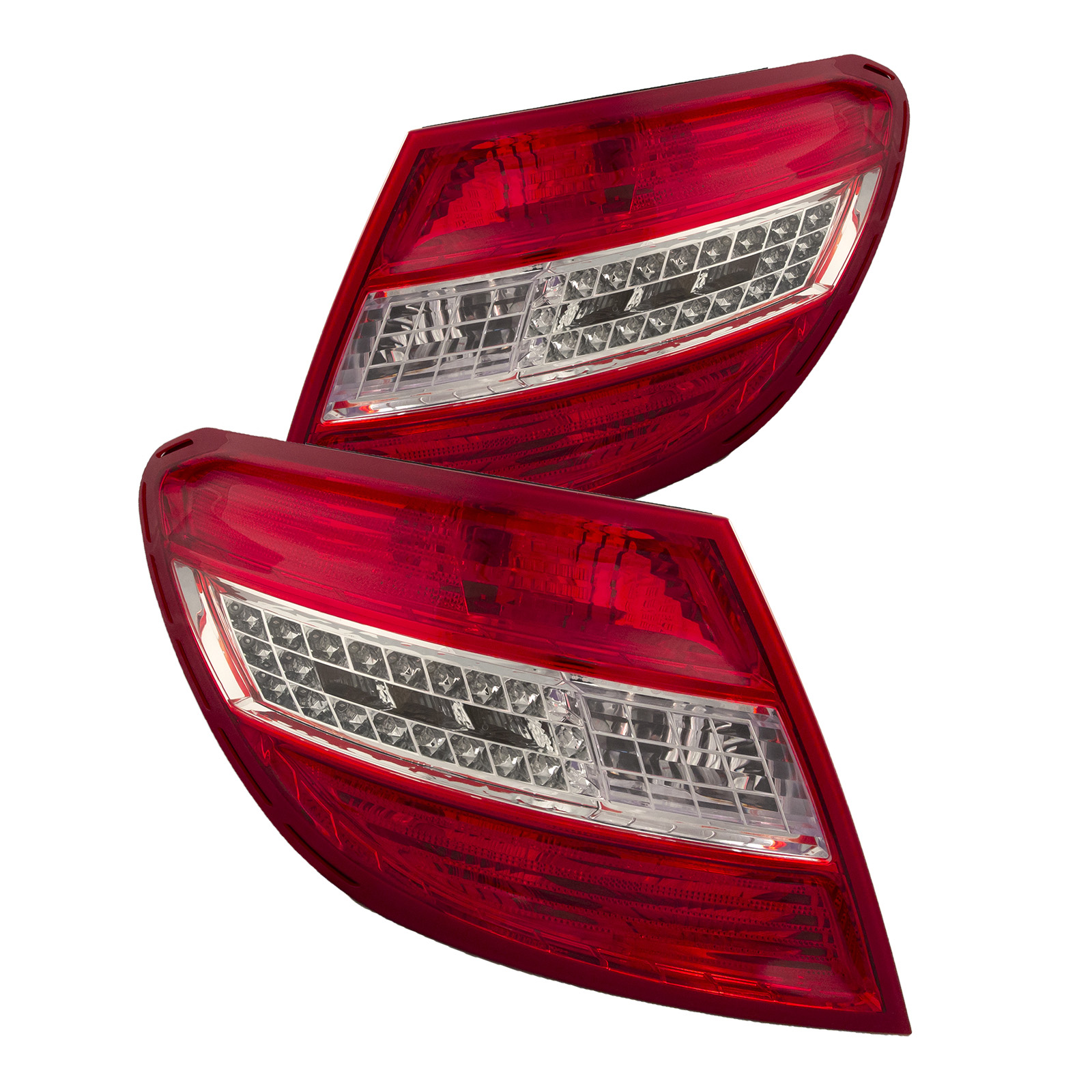 Tail Light Set For 08-11 Mercedes-Benz C300, 08-11 Mercedes-Benz C350, 08-11 Mercedes-Benz C63 AMG