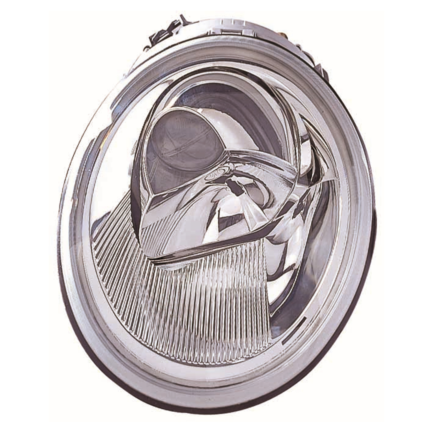 Left Driver Side Headlight For 98-05 Volkswagen Beetle; CAPA Certified