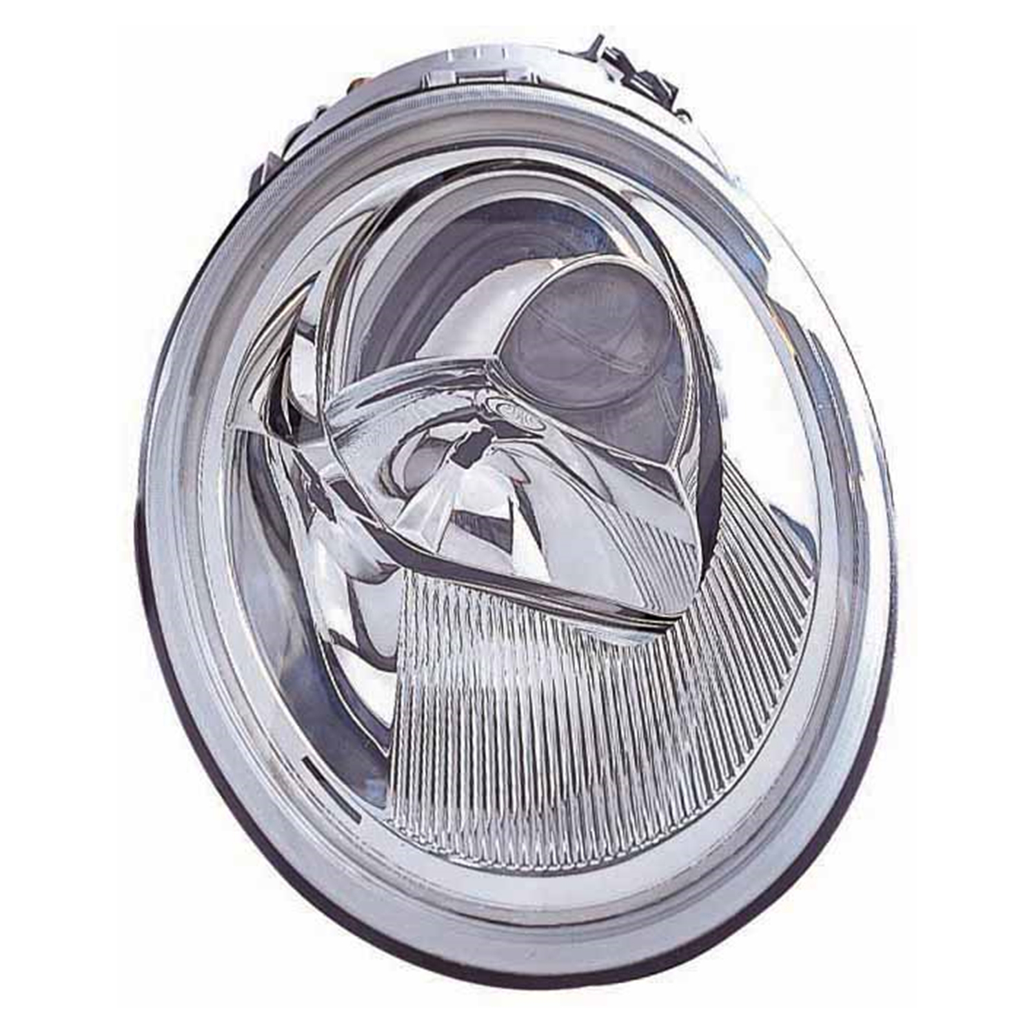 Right Passenger Side Headlight For 98-05 Volkswagen Beetle; CAPA Certified