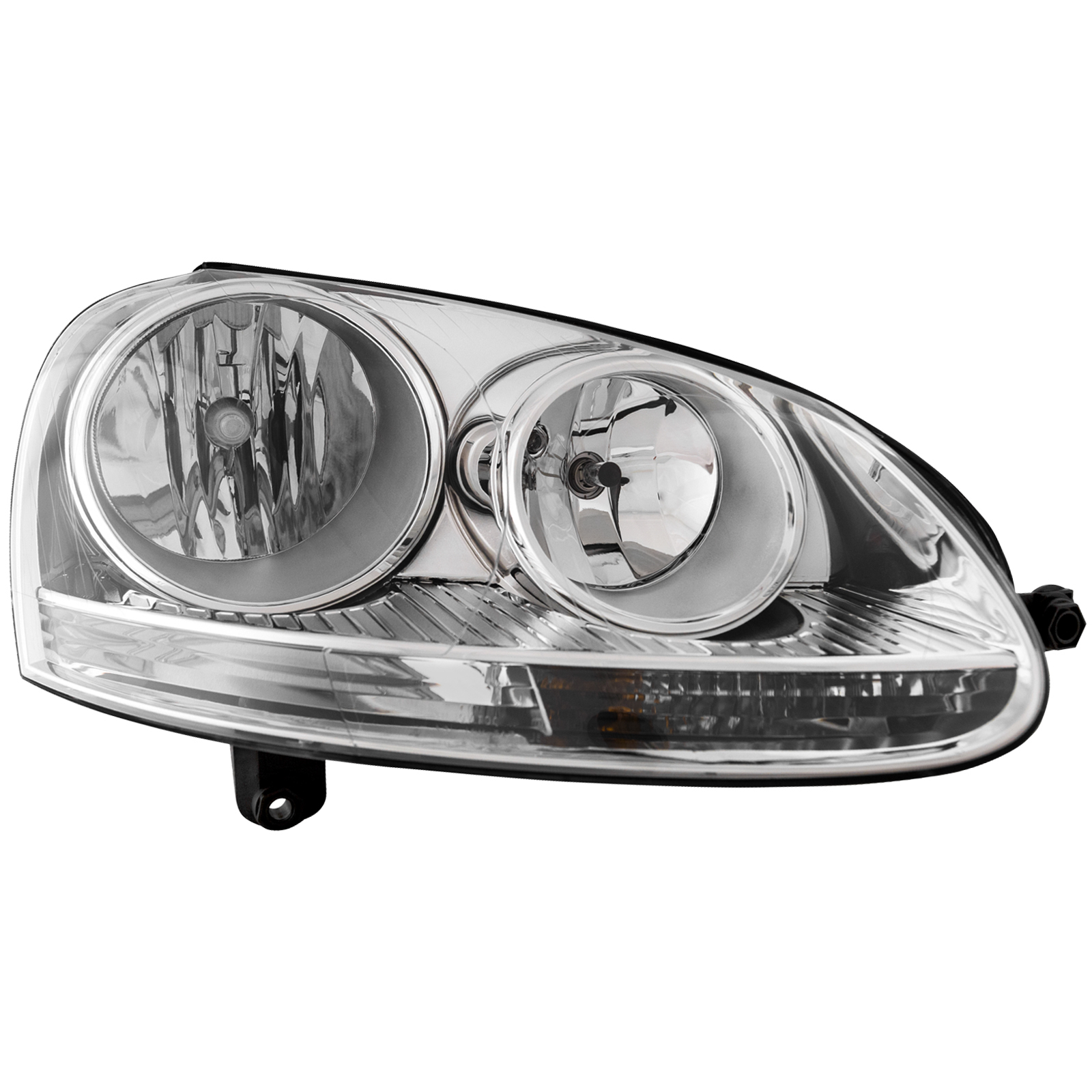 Right Passenger Side Headlight For 05-10 Volkswagen Jetta; CAPA Certified