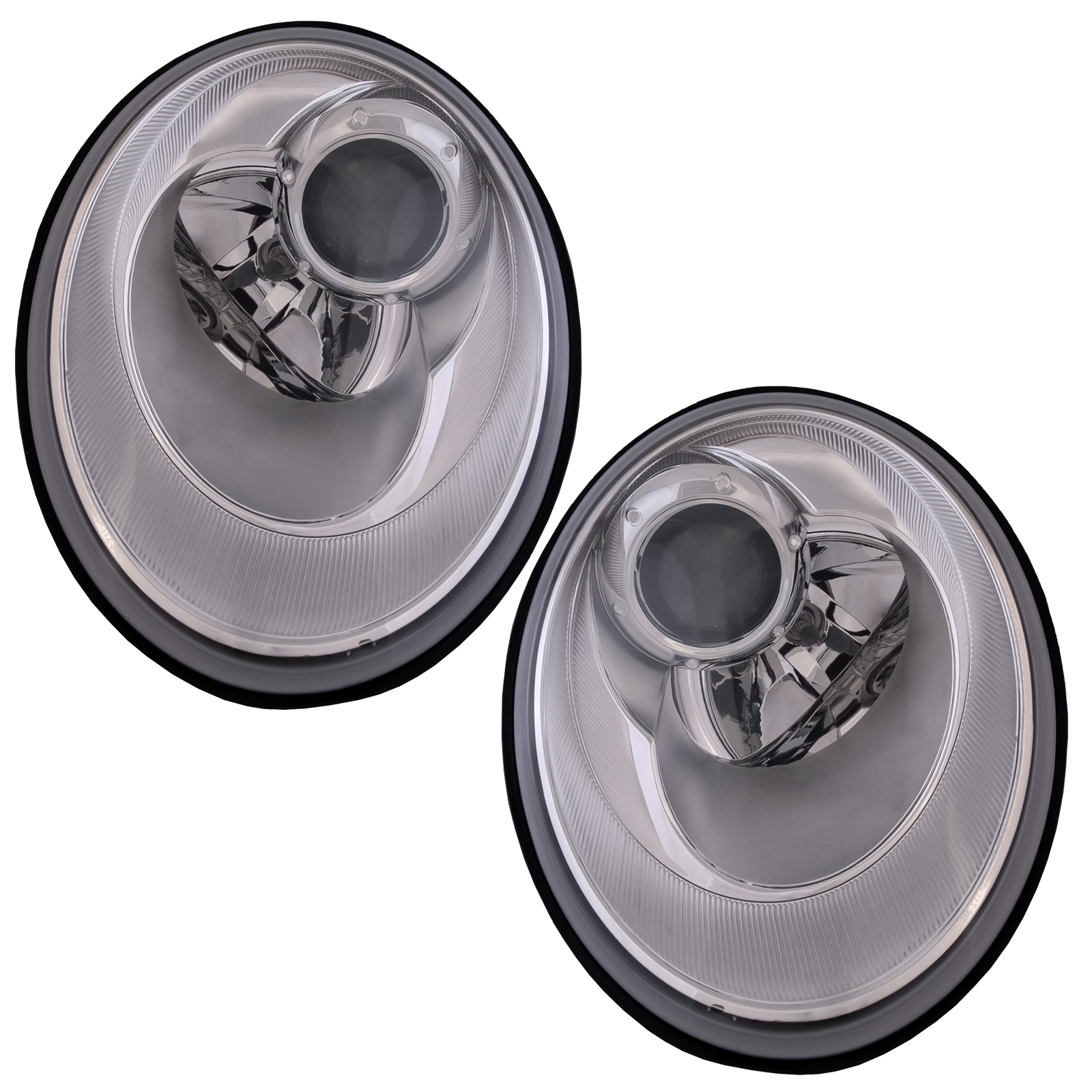 Headlight Set For 06-10 Volkswagen Beetle; CAPA Certified