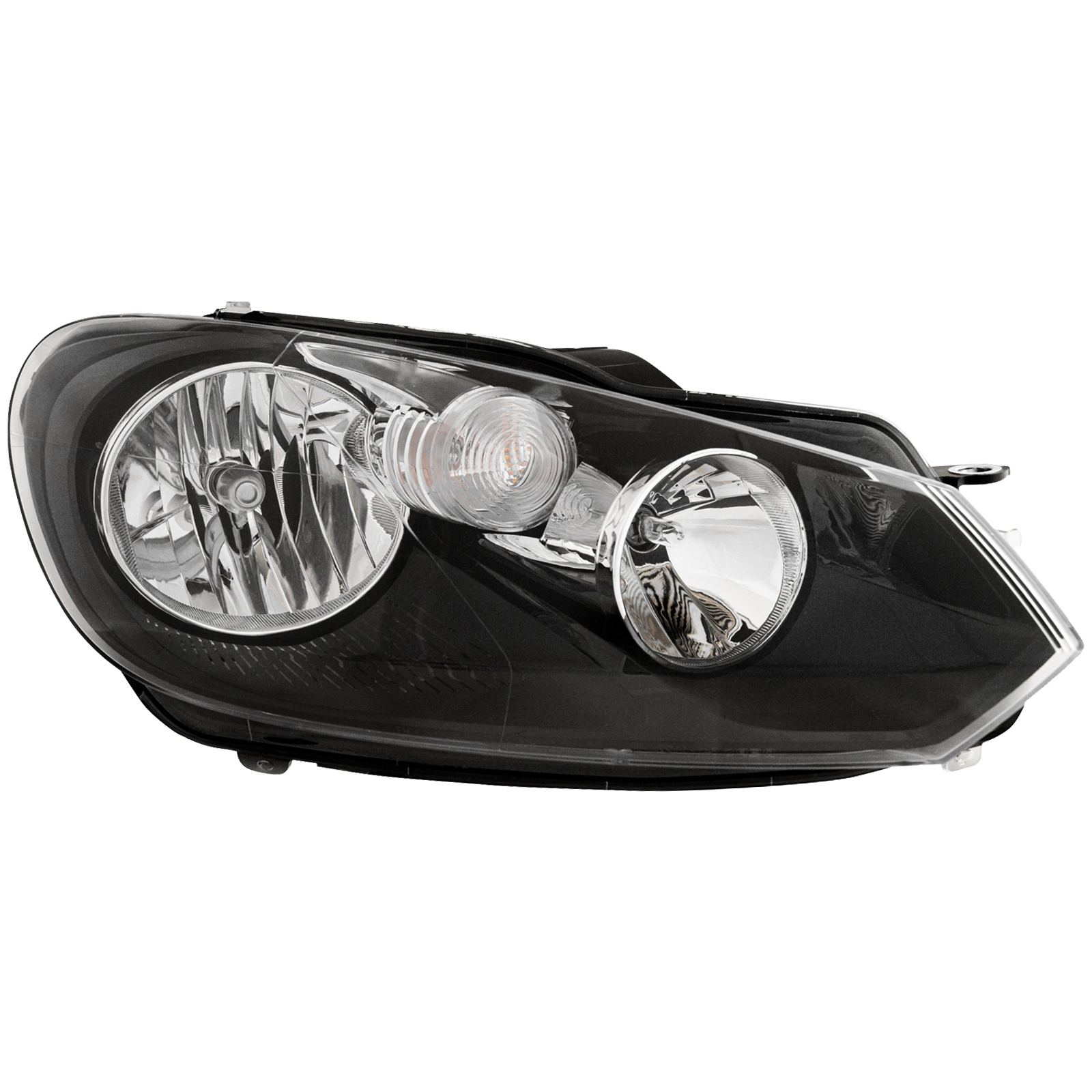 Right Passenger Side Headlight For 10-14 Volkswagen Golf, 10-14 Volkswagen GTI; CAPA Certified