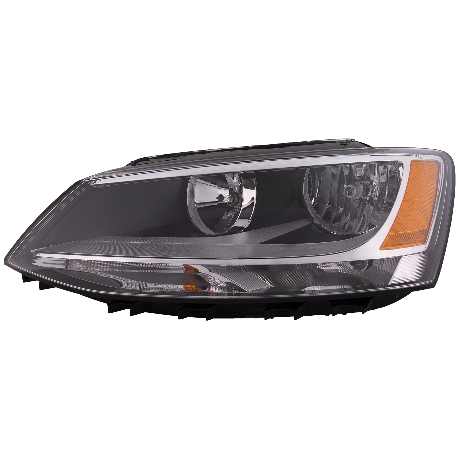 Left Driver Side Headlight For 11-16 Volkswagen Jetta; CAPA Certified