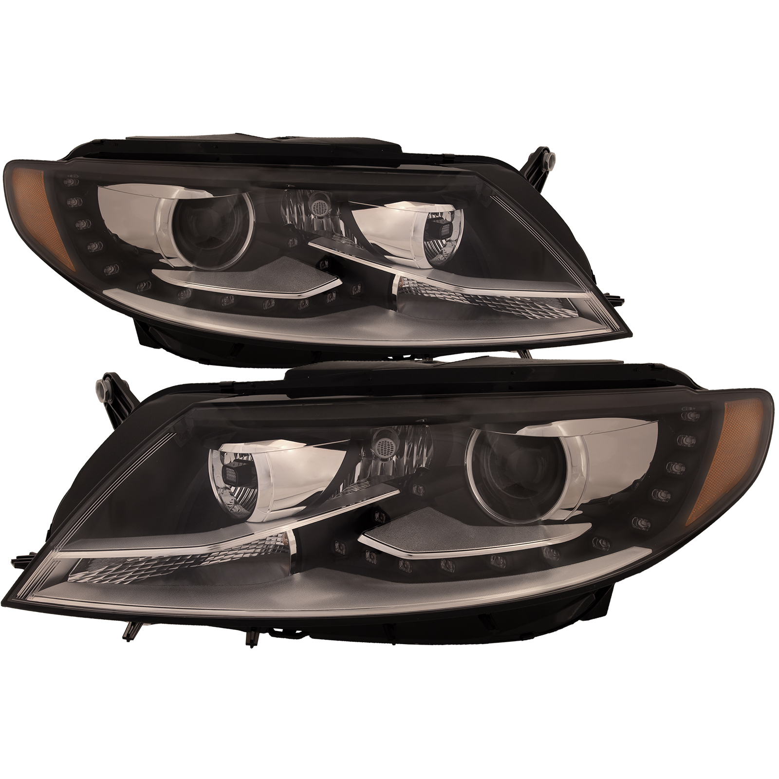 Headlight Set For 13-17 Volkswagen CC; CAPA Certified