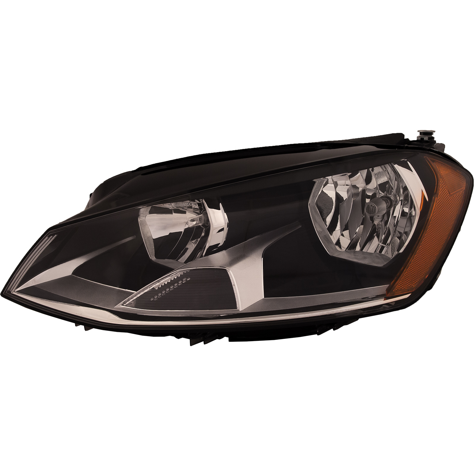 Left Driver Side Headlight For 14-17 Volkswagen Golf, 14-16 Volkswagen GTI; CAPA Certified