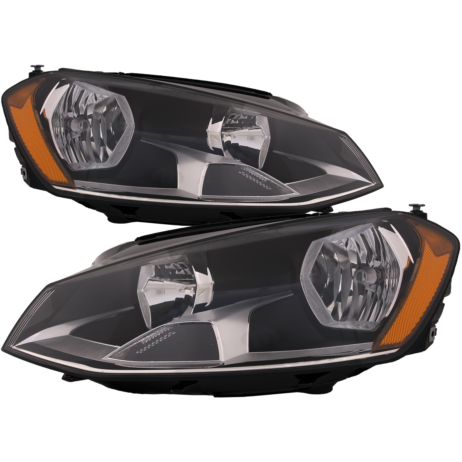 Headlight Set For 15 Volkswagen Golf, 15 Volkswagen GTI; CAPA Certified