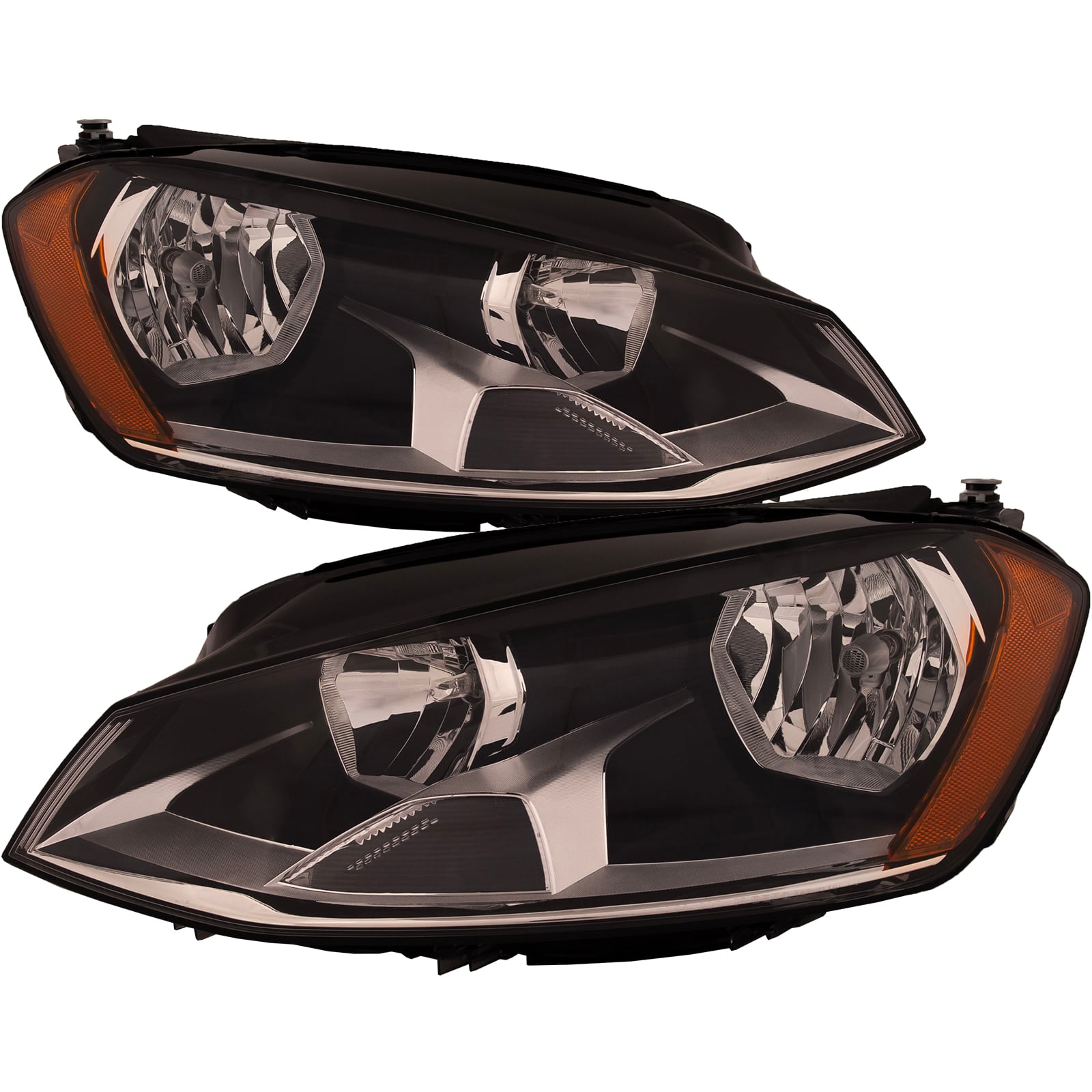 Headlight Set For 14-17 Volkswagen Golf, 14-16 Volkswagen GTI; CAPA Certified
