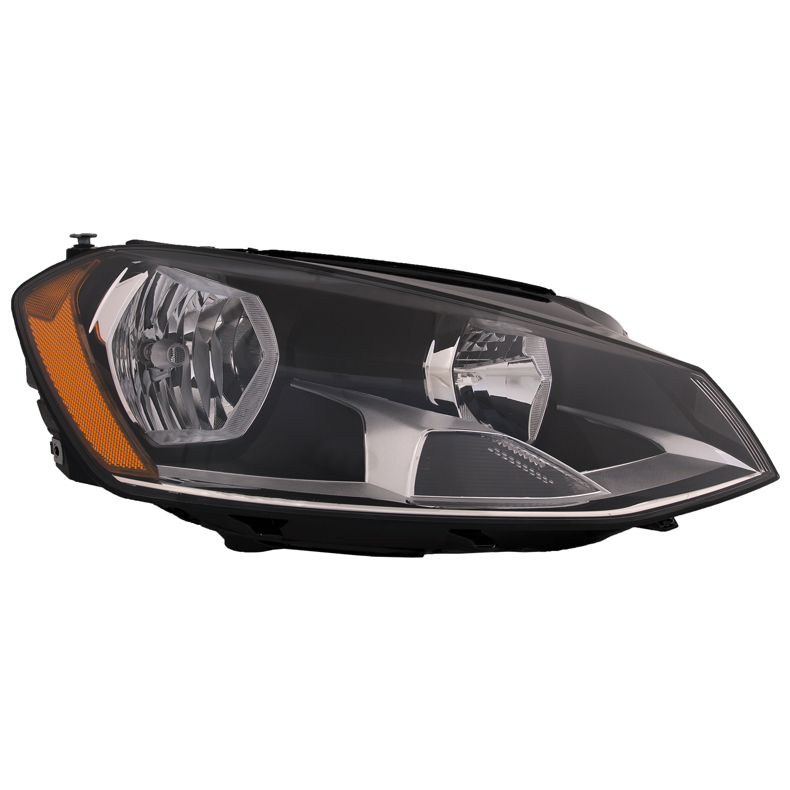 Right Passenger Side Headlight For 15 Volkswagen Golf, 15 Volkswagen GTI; CAPA Certified