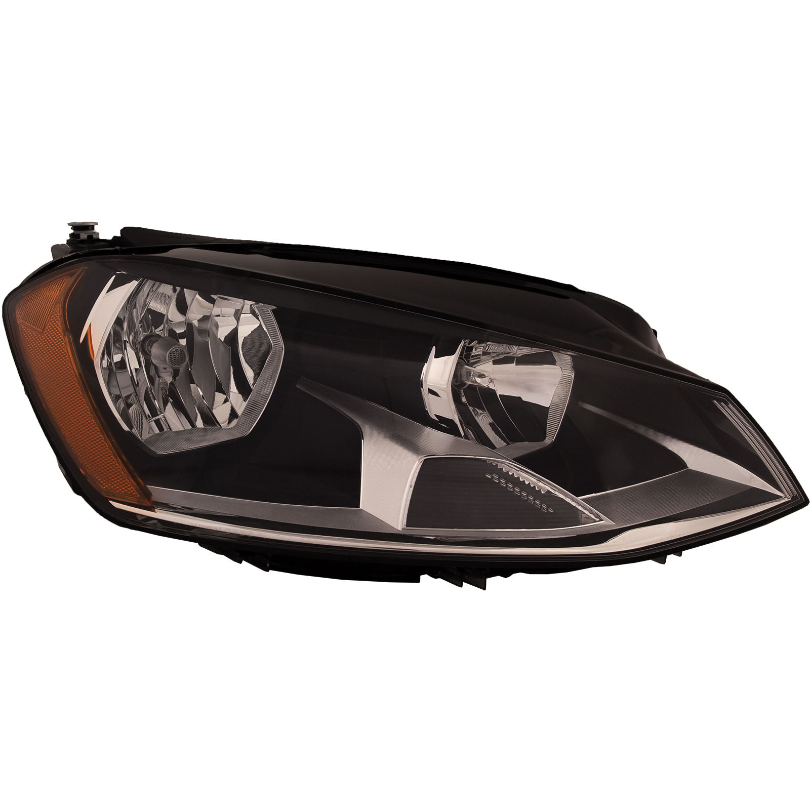 Right Passenger Side Headlight For 14-17 Volkswagen Golf, 14-16 Volkswagen GTI; CAPA Certified