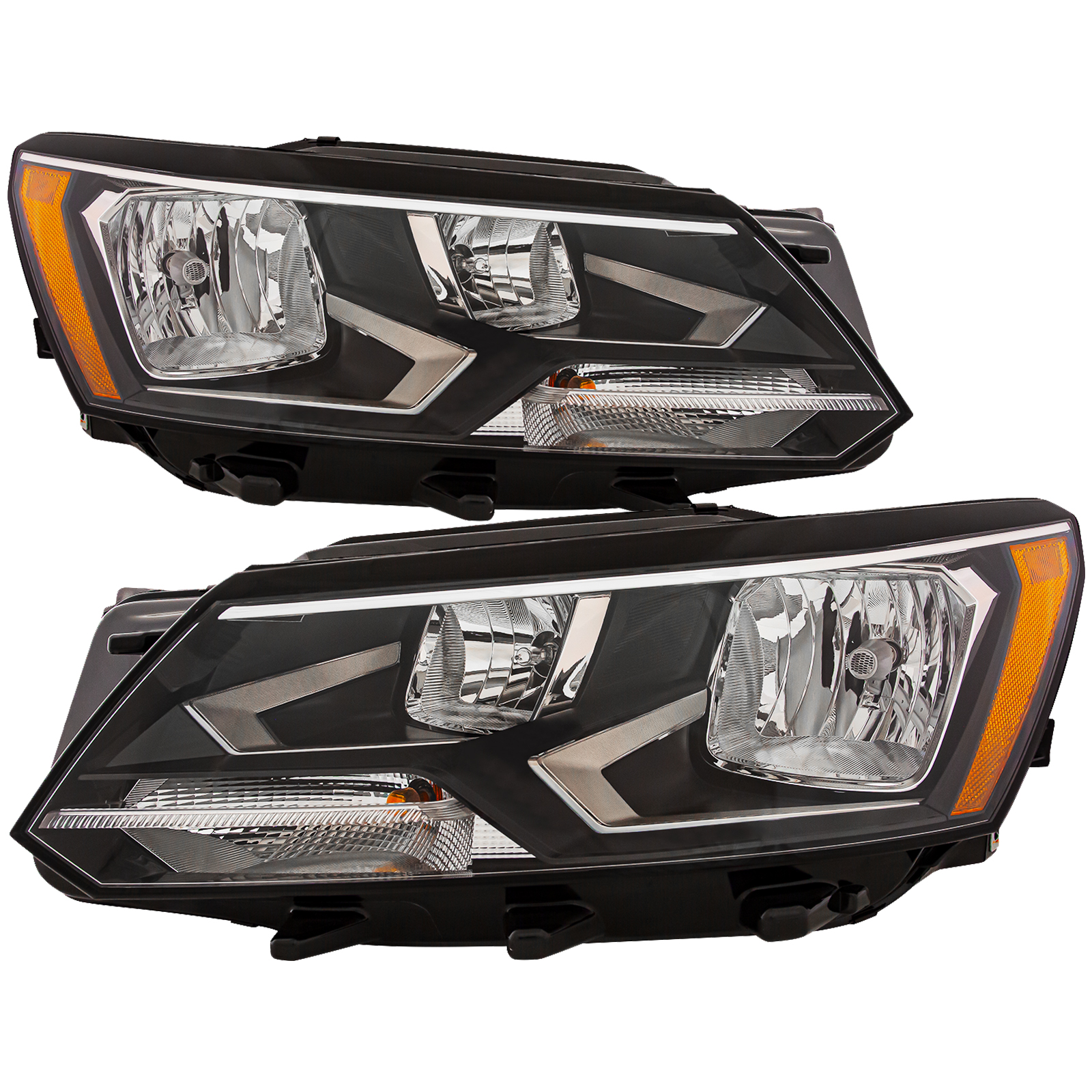 Headlight Set For 16-19 Volkswagen Passat; CAPA Certified