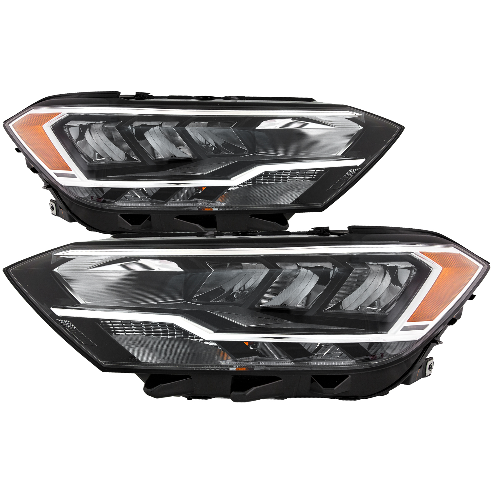 Headlight Set For 19-24 Volkswagen Jetta; CAPA Certified