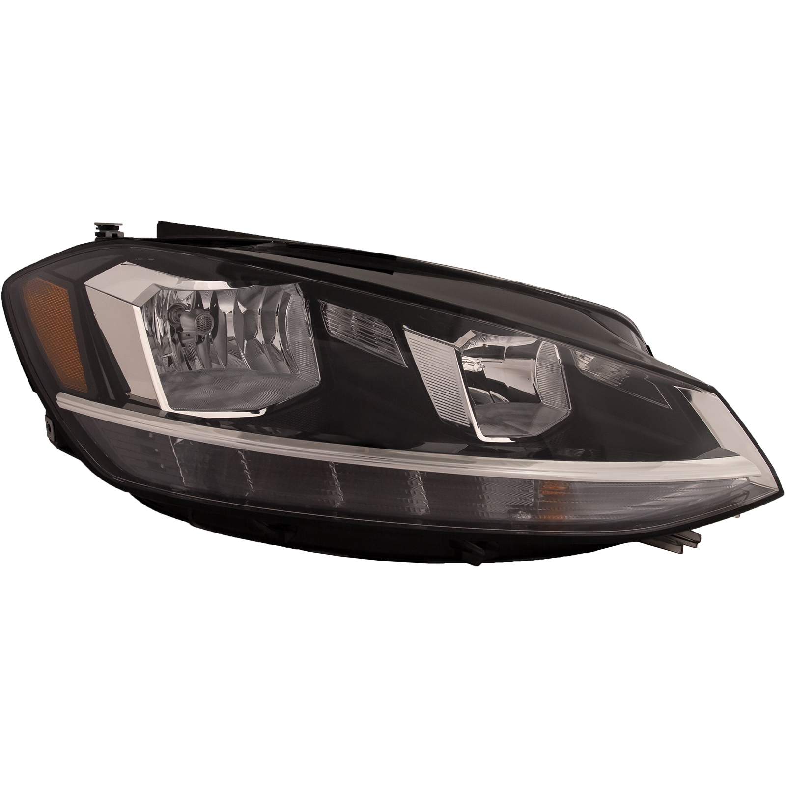 Right Passenger Side Headlight For 18-21 Volkswagen Golf, 18-19 Volkswagen Golf Alltrack, 18-19 Volkswagen Golf SportWagen, 18-19 Volkswagen GTI; CAPA Certified