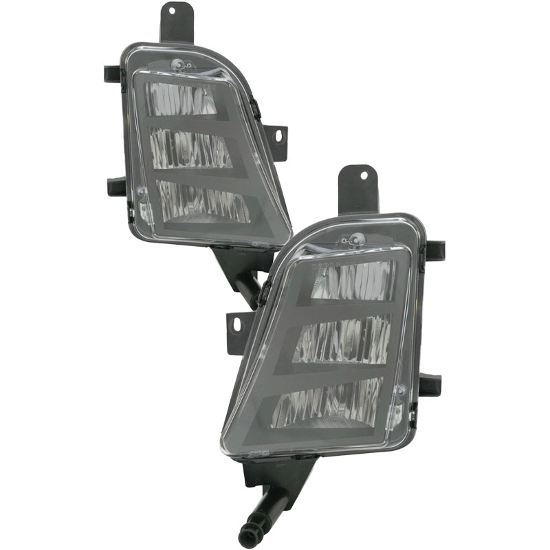 Fog Light Set For 18-20 Volkswagen Golf, 18-19 Volkswagen Golf Alltrack, 15-19 Volkswagen Golf SportWagen, 18-21 Volkswagen GTI; CAPA Certified