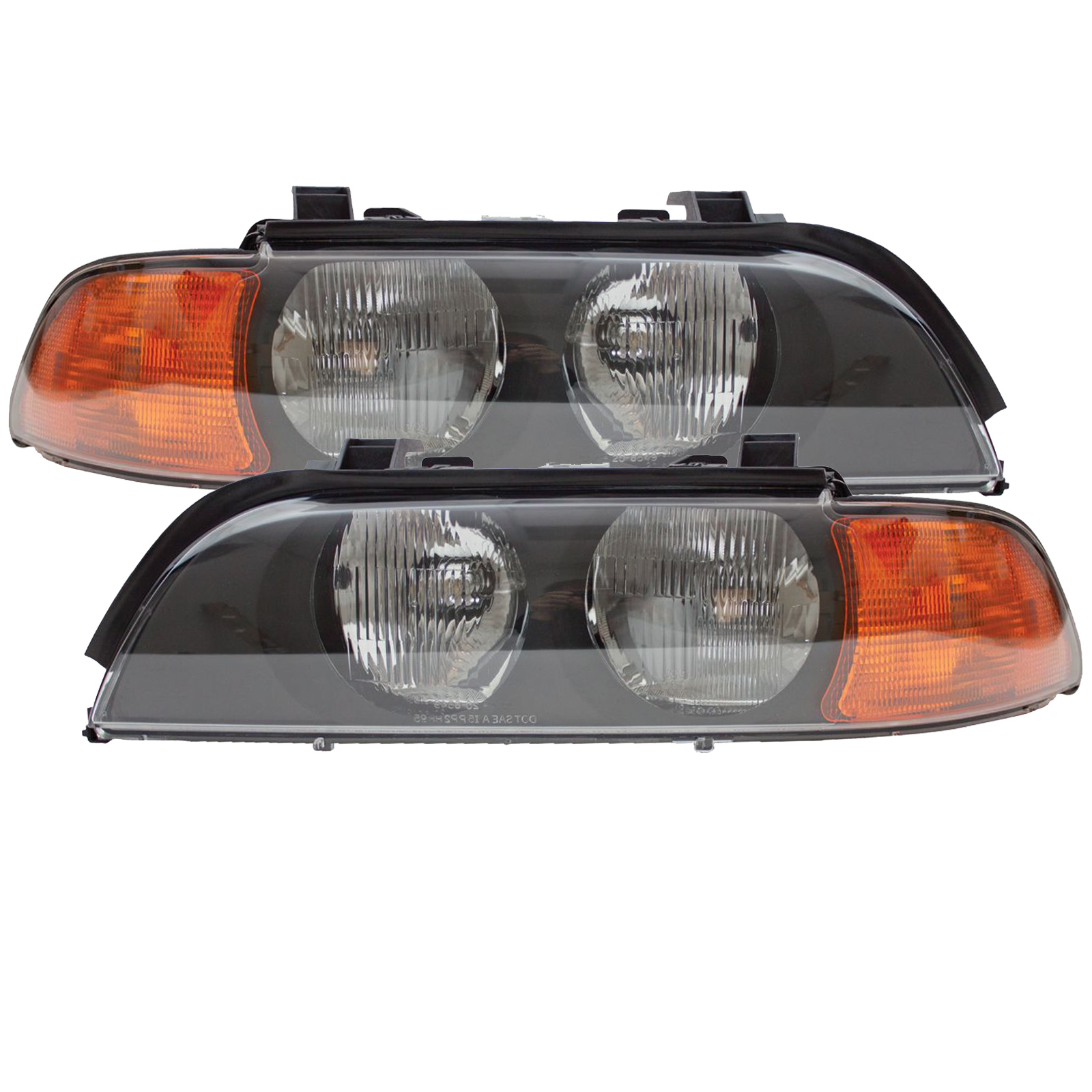 Headlight Set For 98-00 BMW 528i, 98-00 BMW 540i
