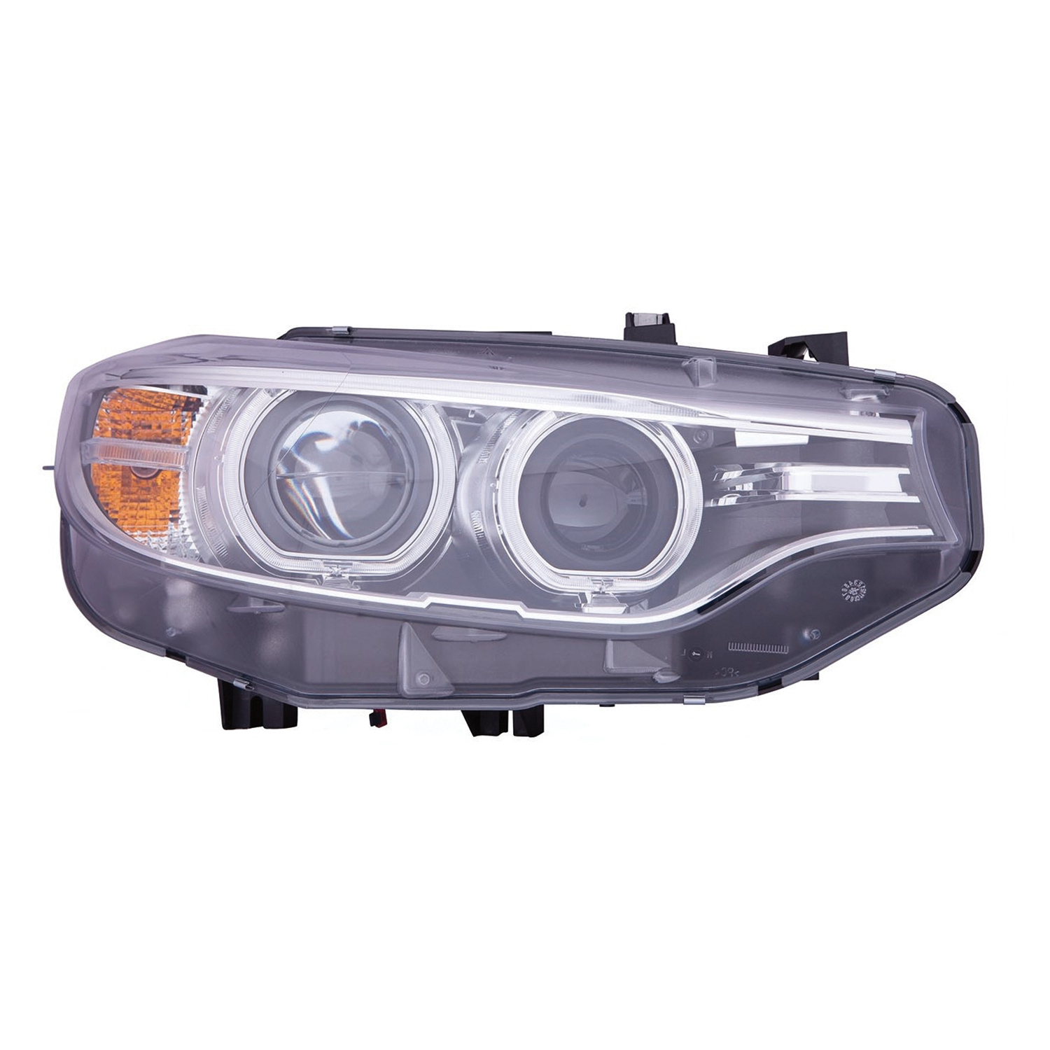 Right Passenger Side Headlight For 2014-2020 BMW; CAPA Certified