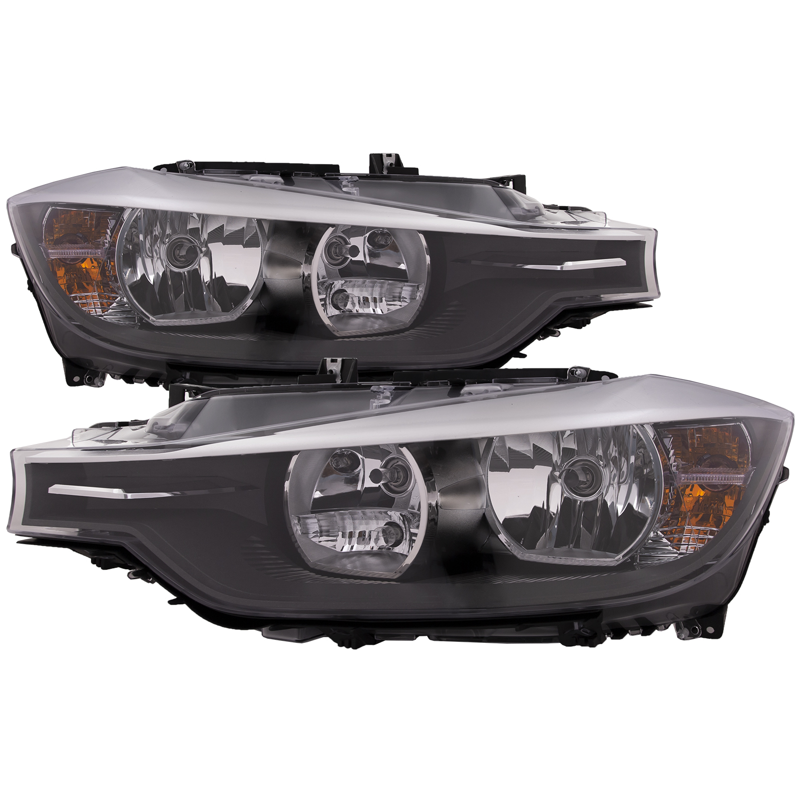 Headlight Set For 12-15 BMW 328i, 12-15 BMW 335i; CAPA Certified