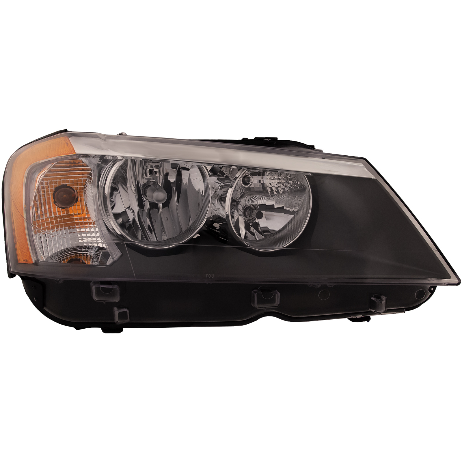 Right Passenger Side Headlight For 11-14 BMW X3; CAPA Certified