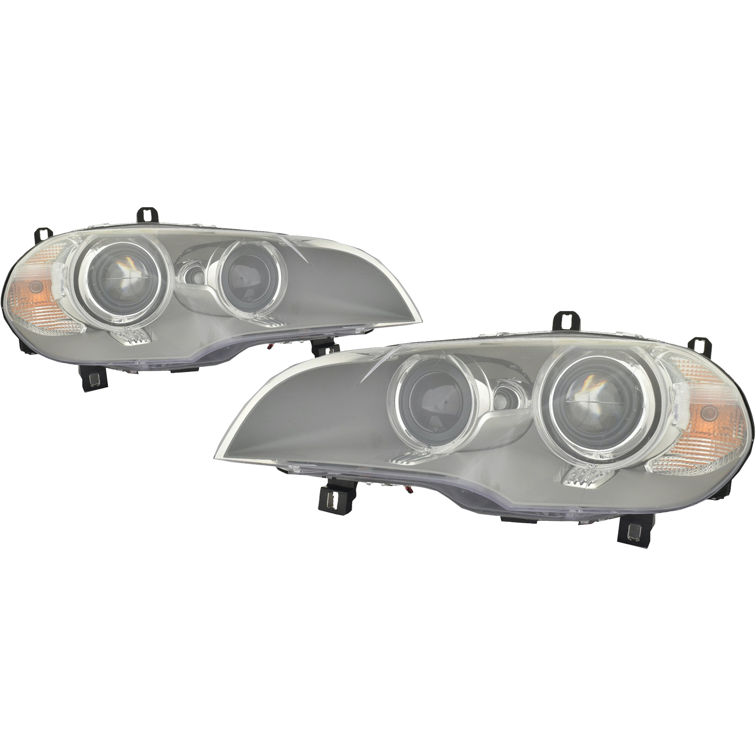 Headlight Set For 11-13 BMW X5; CAPA Certified