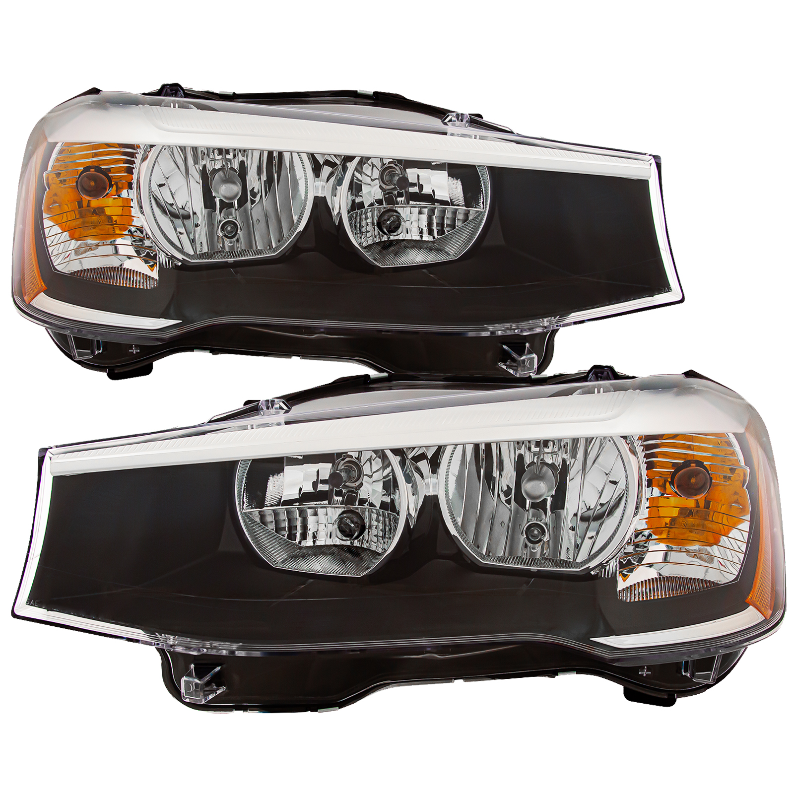 Headlight Set For 15-17 BMW X3, 15-18 BMW X4; CAPA Certified