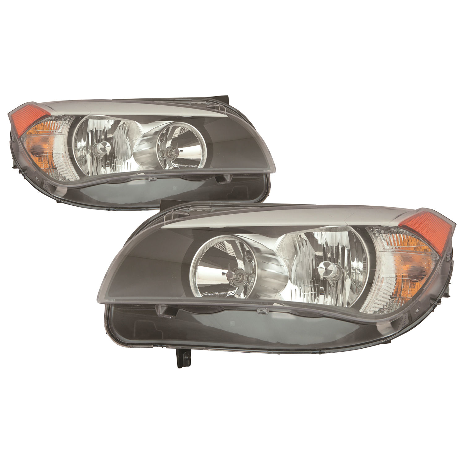 Headlight Set For 12-13 BMW X1; CAPA Certified