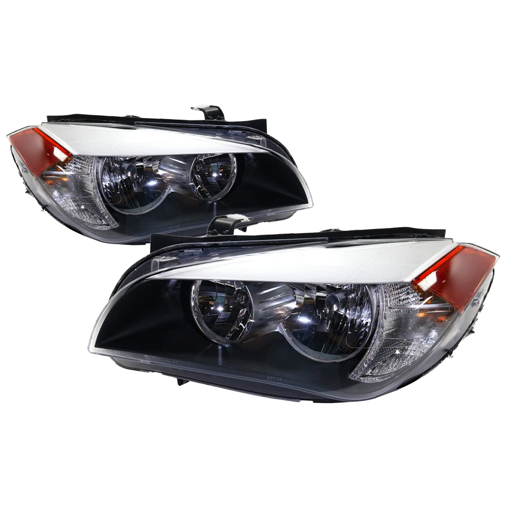 Headlight Set For 13-15 BMW X1; CAPA Certified