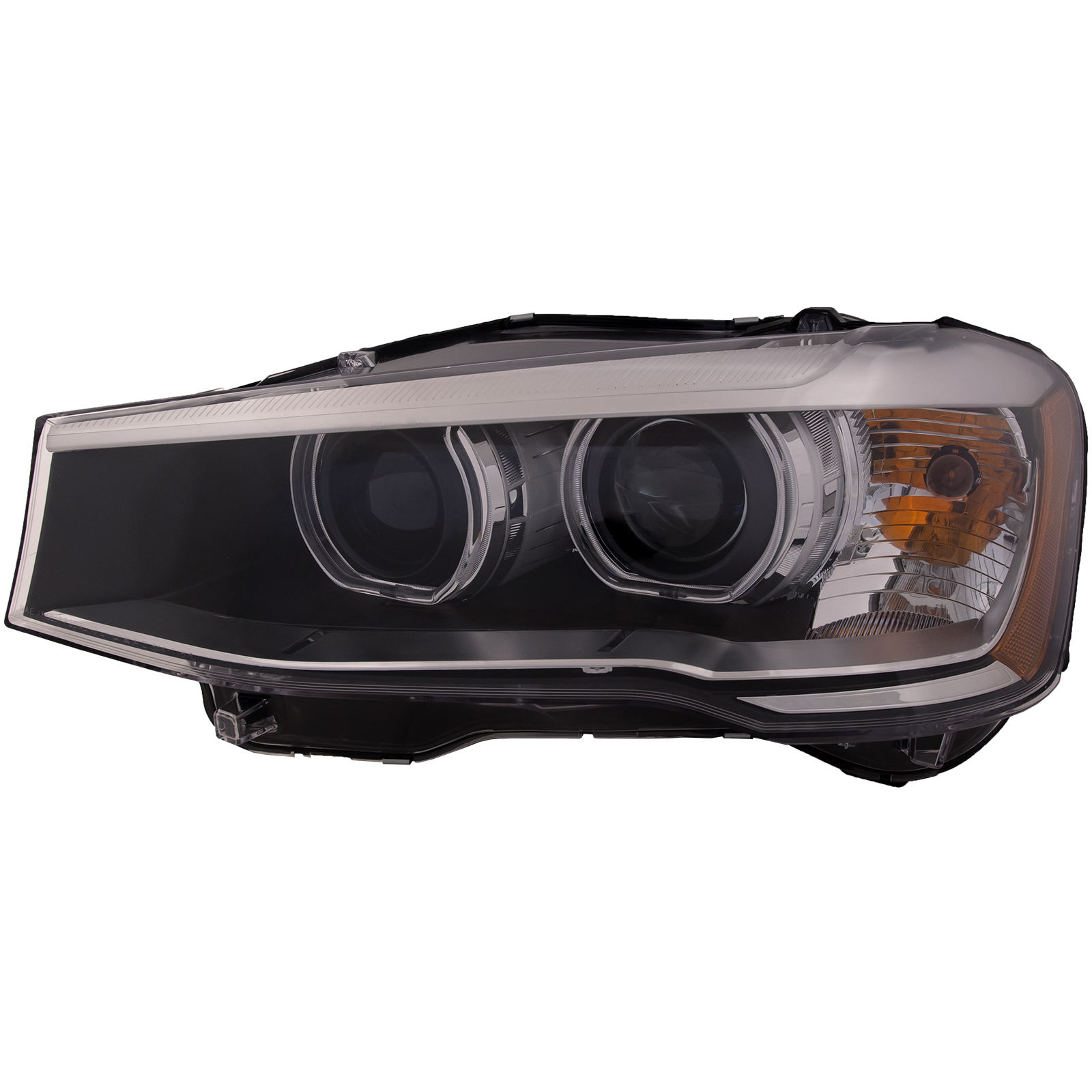 Left Driver Side Headlight For 15-17 BMW X3, 15-18 BMW X4; CAPA Certified