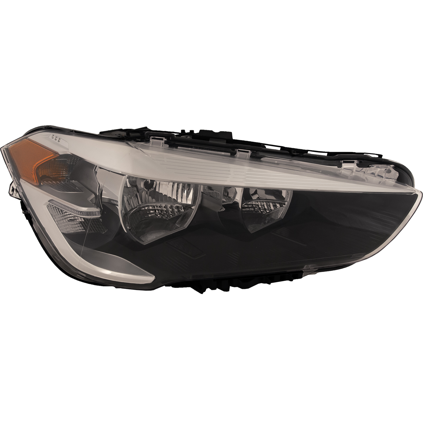 Right Passenger Side Headlight For 16-22 BMW X1; CAPA Certified
