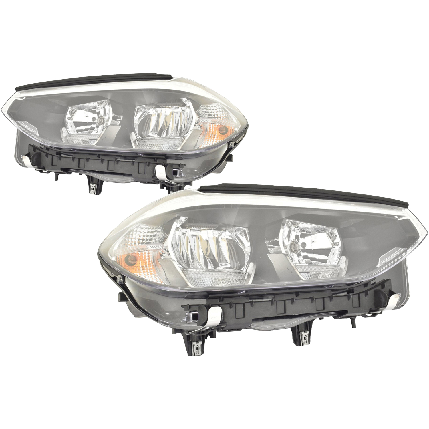Headlight Set For 18-21 BMW X3; CAPA Certified