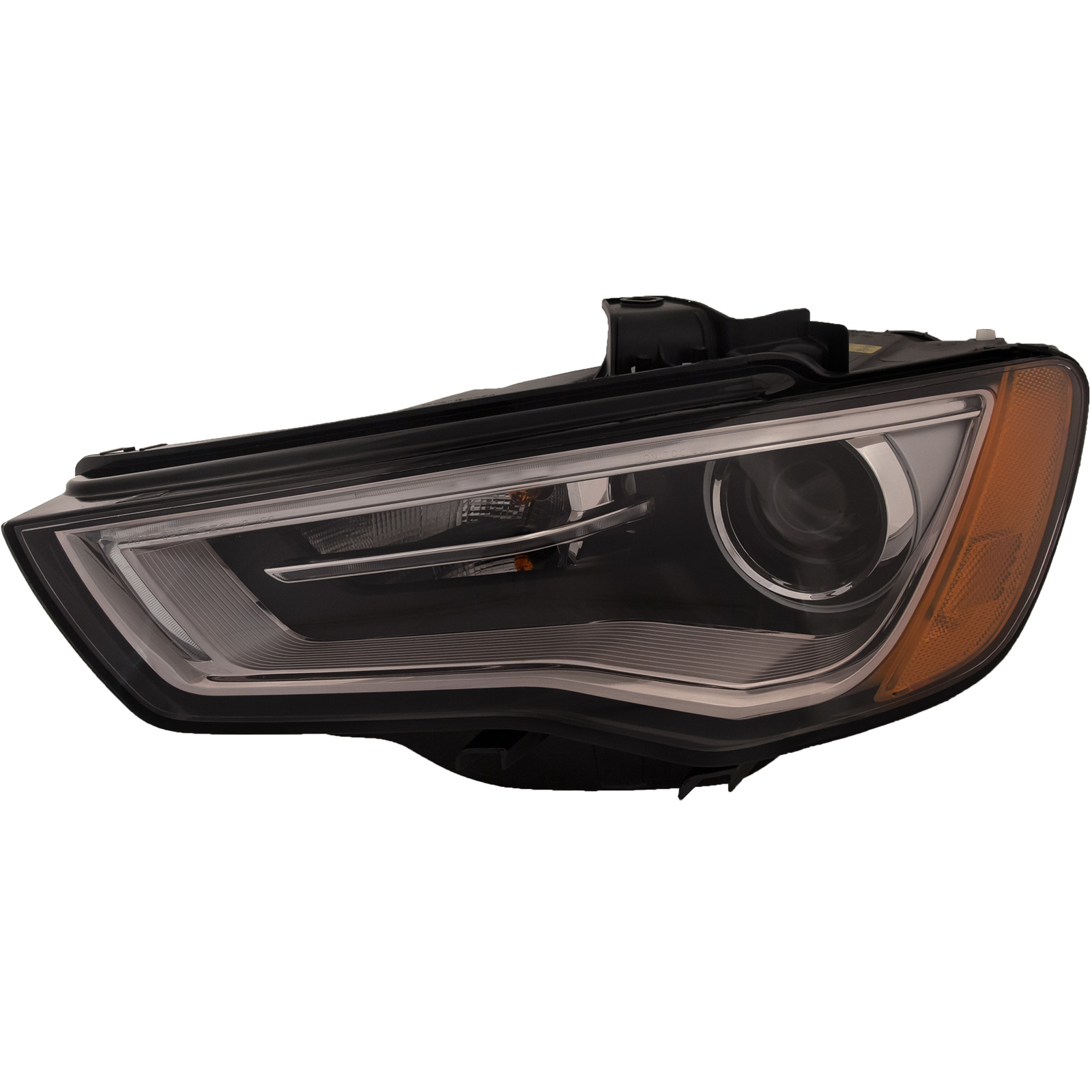 Left Driver Side Headlight For 15-16 Audi A3, 15-16 Audi S3; CAPA Certified