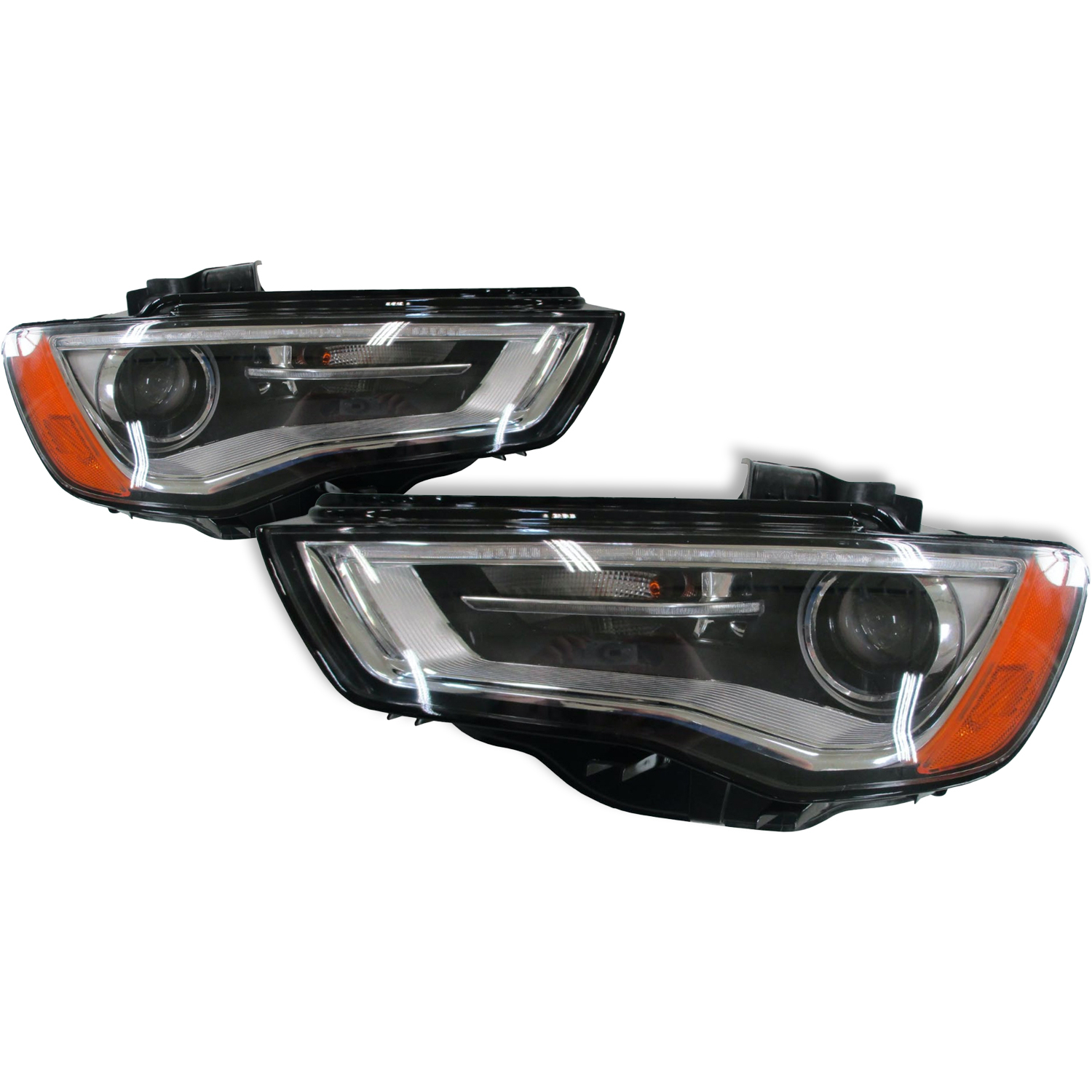 Headlight Set For 15-16 Audi A3, 15-16 Audi S3; CAPA Certified