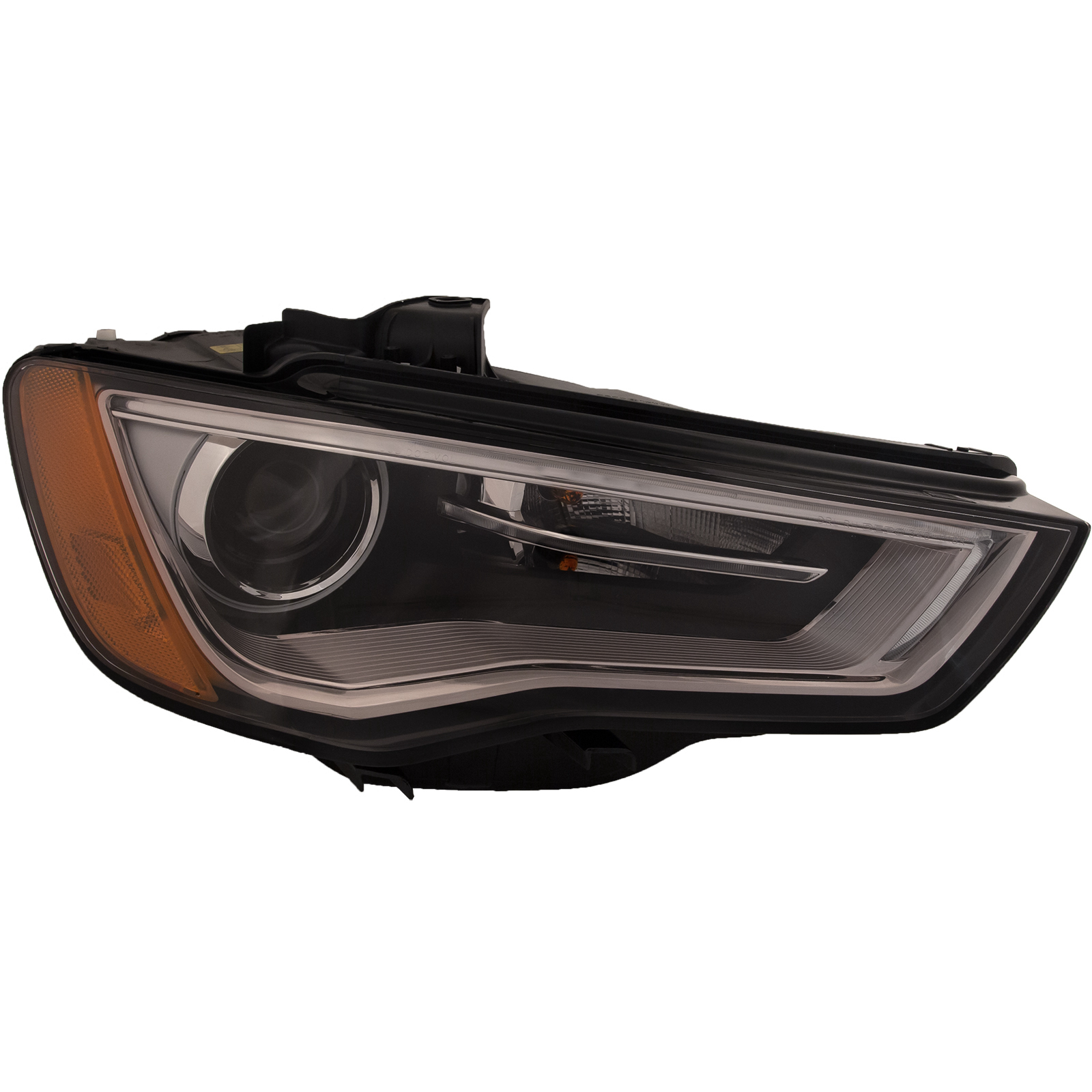 Right Passenger Side Headlight For 15-16 Audi A3, 15-16 Audi S3; CAPA Certified