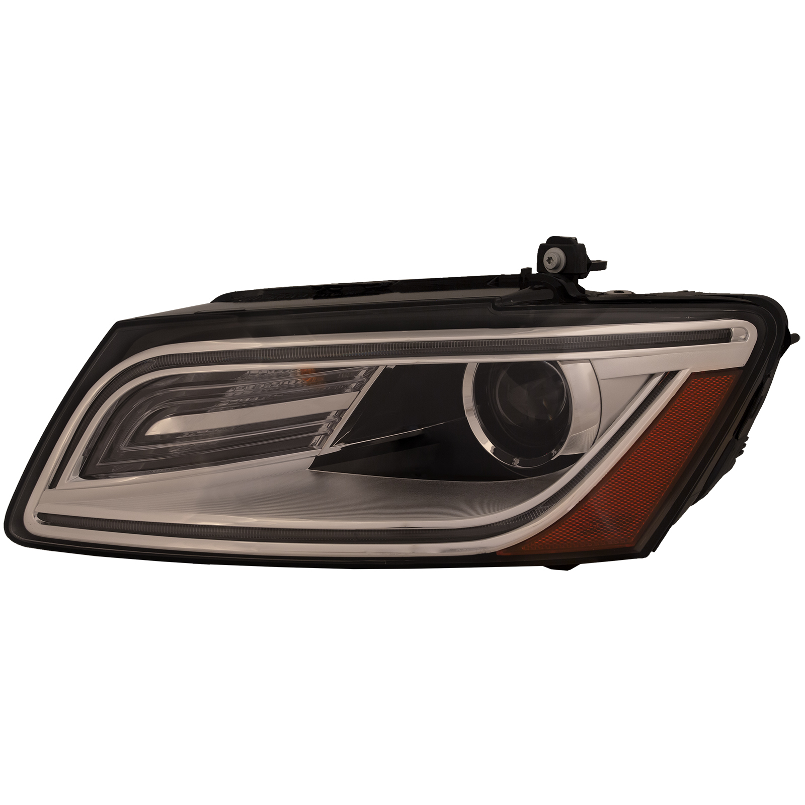 Left Driver Side Headlight For 13-17 Audi Q5, 14-17 Audi SQ5; CAPA Certified