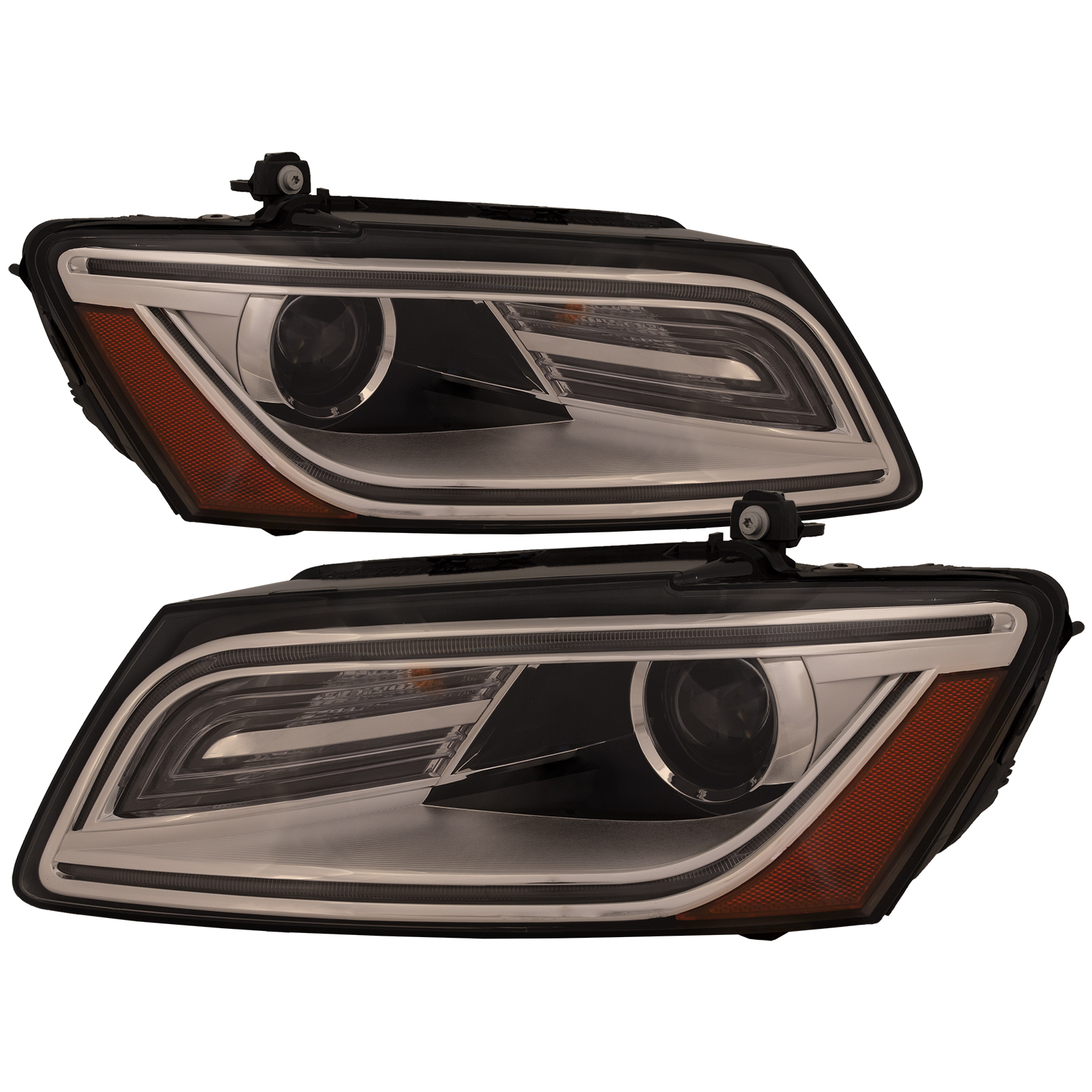 Headlight Set For 13-17 Audi Q5, 14-17 Audi SQ5; CAPA Certified