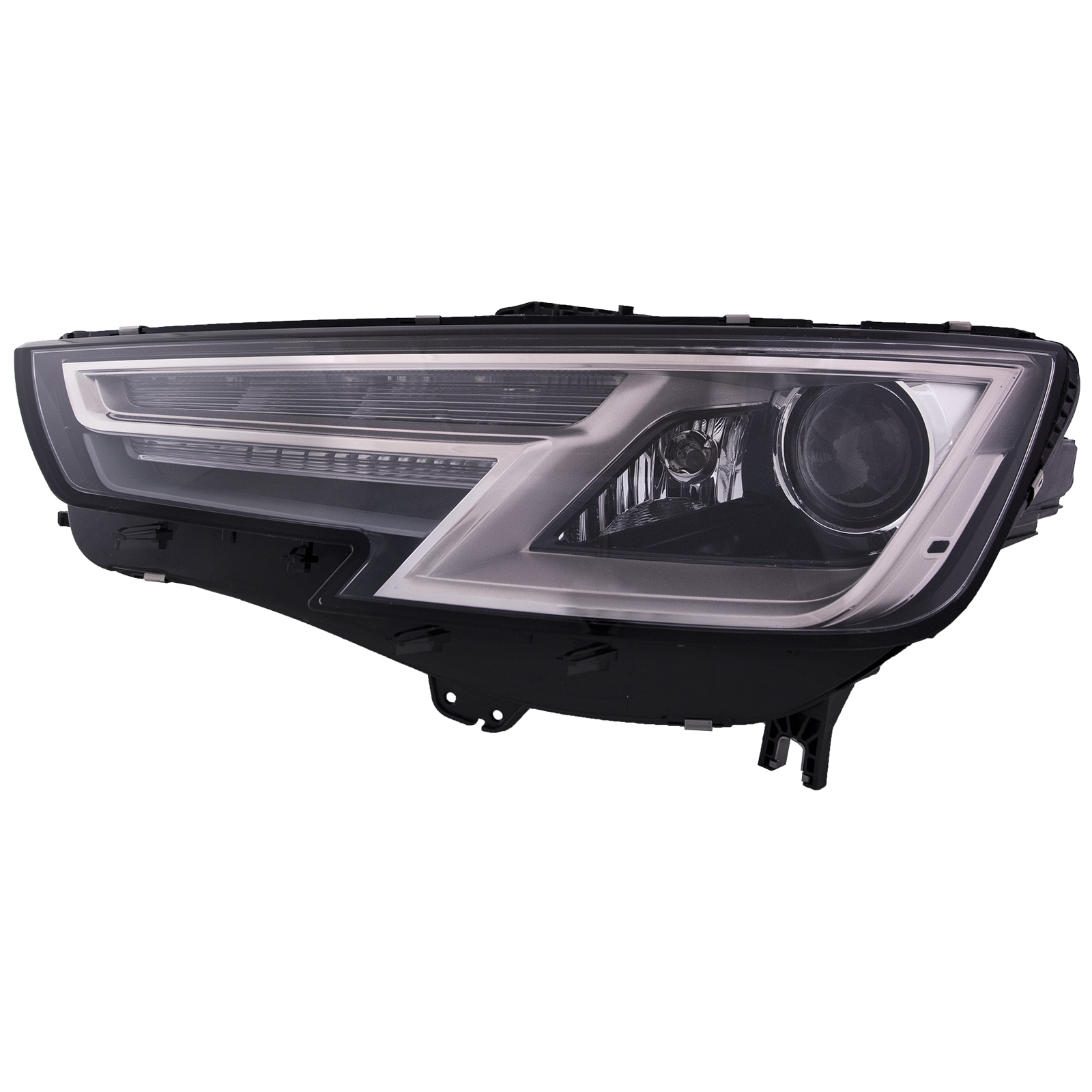 Left Driver Side Headlight For 17-19 Audi A4; CAPA Certified