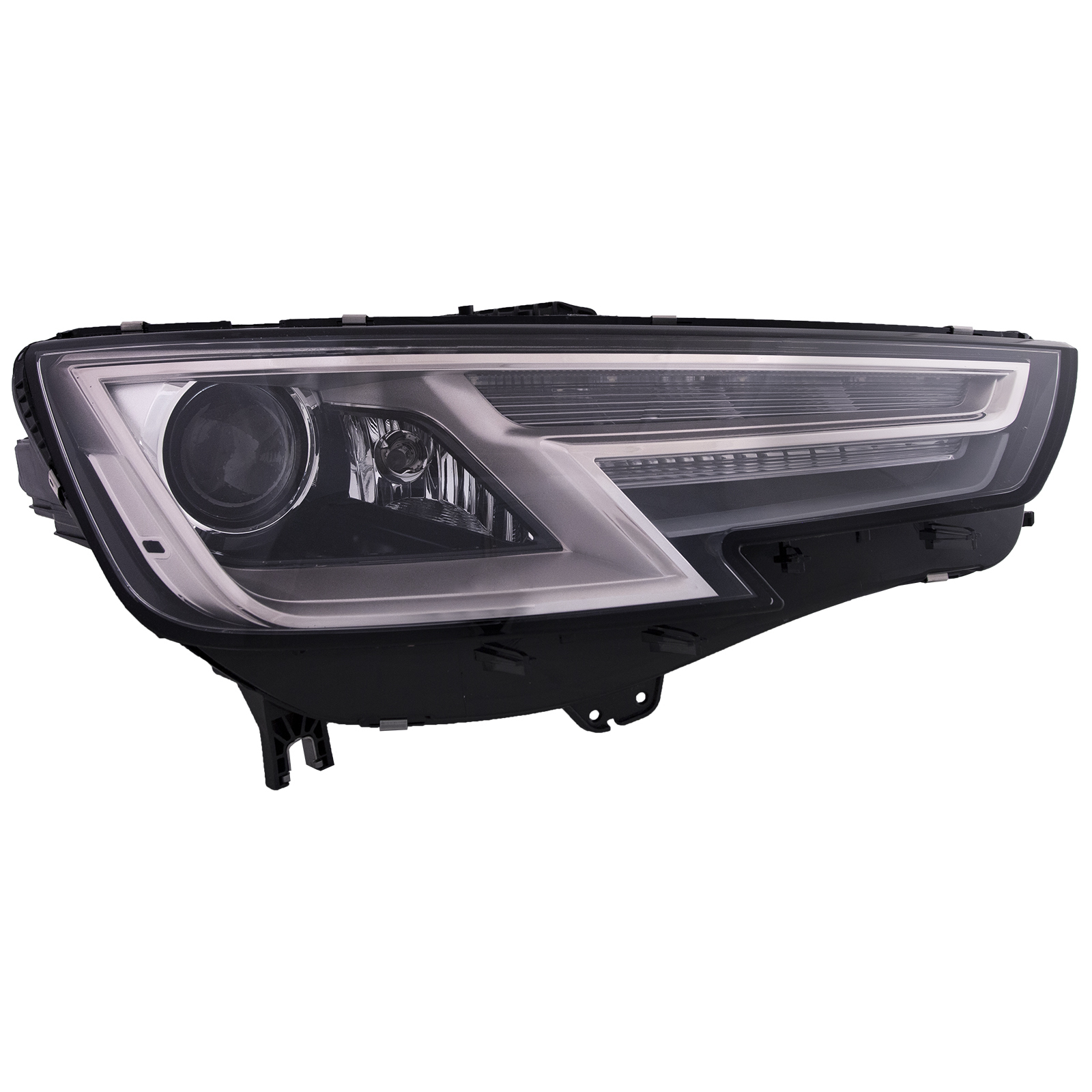 Right Passenger Side Headlight For 17-19 Audi A4; CAPA Certified